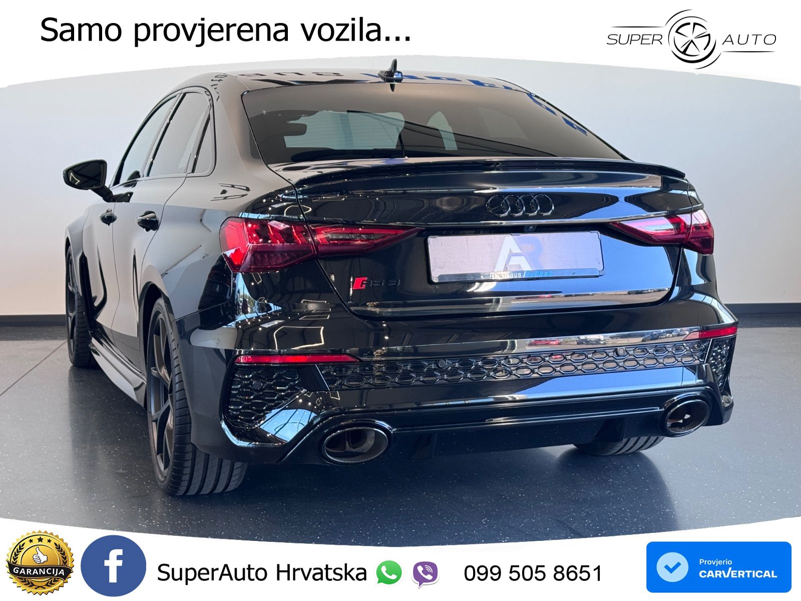 Audi RS3 Sedan 2.5 TFSI (400 KS) quattro S tronic LED+GR SJED+ACC