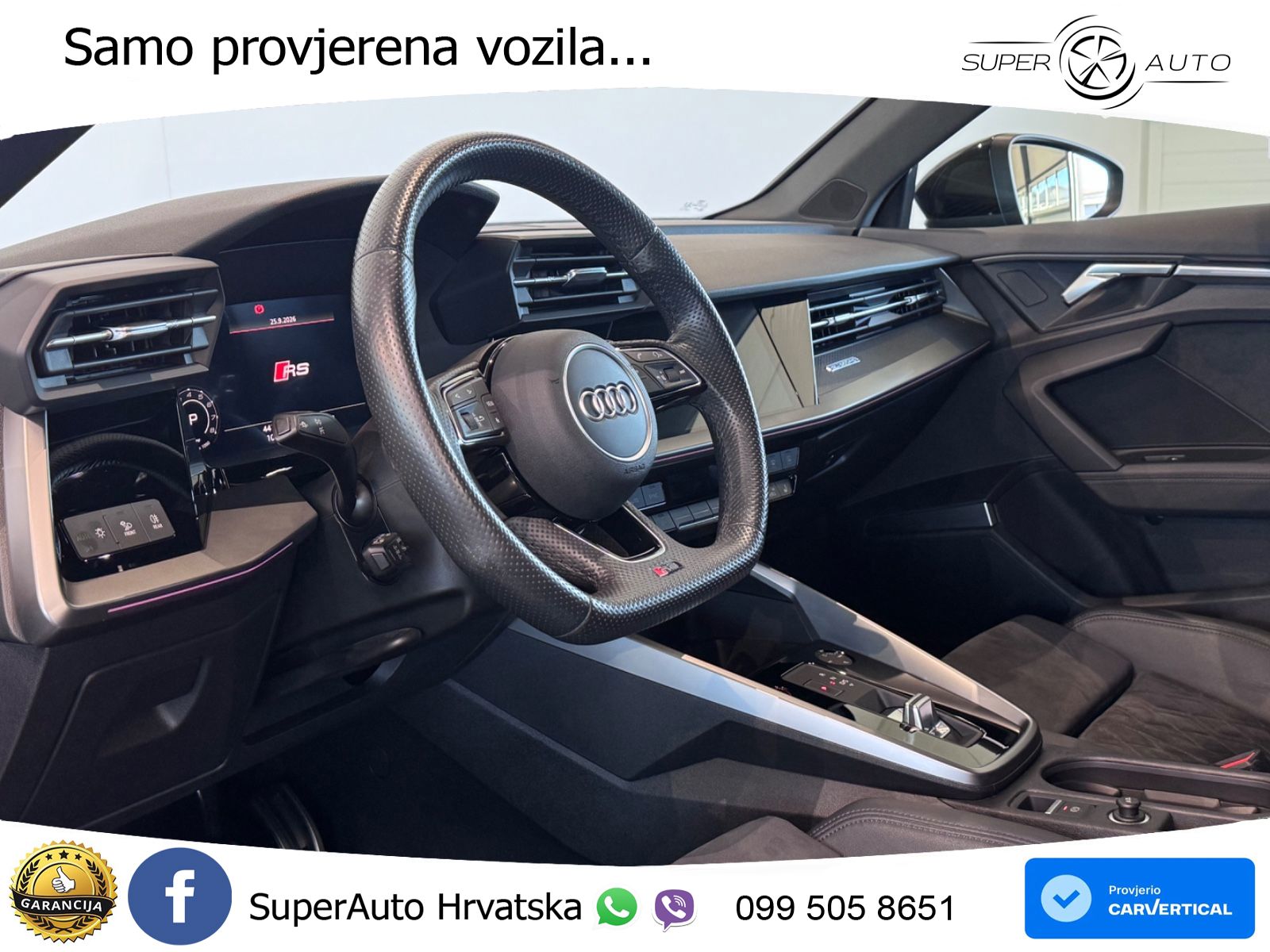 Audi RS3 Sedan 2.5 TFSI (400 KS) quattro S tronic LED+GR SJED+ACC