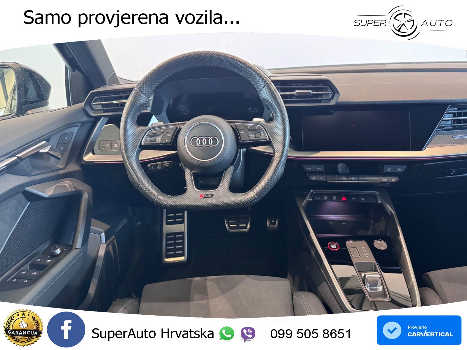 Audi RS3 Sedan 2.5 TFSI (400 KS) quattro S tronic LED+GR SJED+ACC