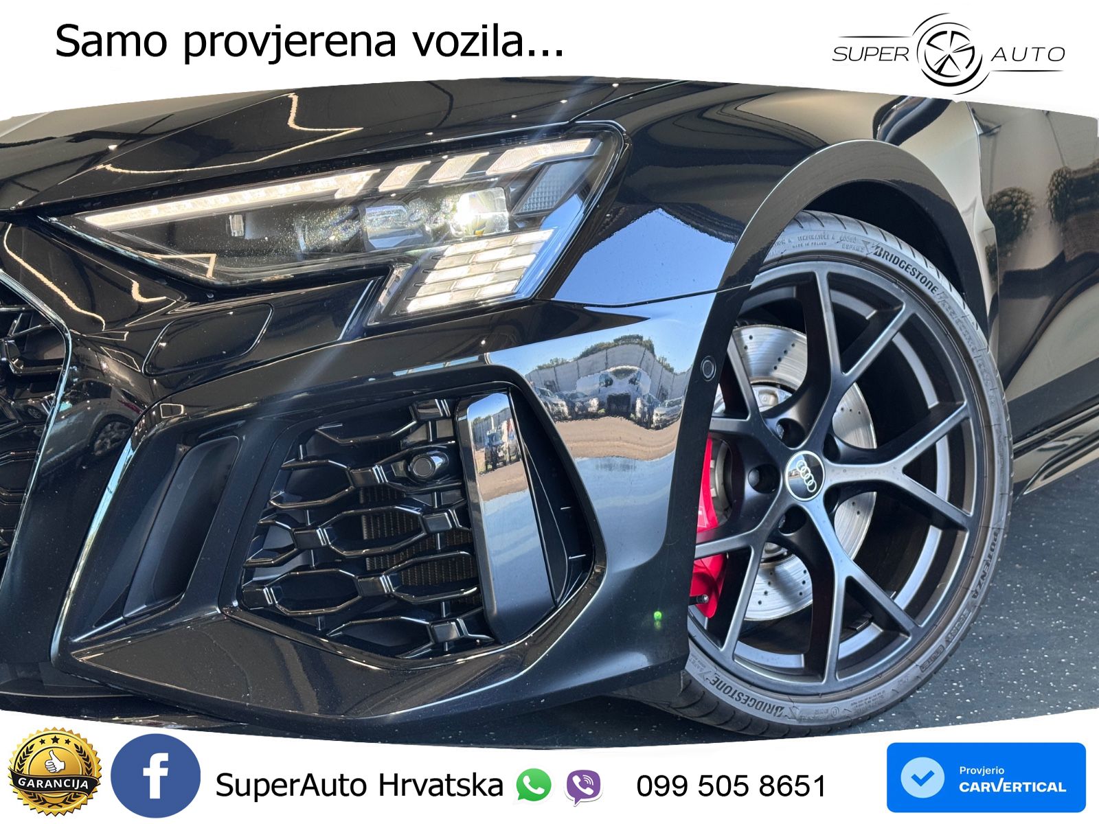 Audi RS3 Sedan 2.5 TFSI (400 KS) quattro S tronic LED+GR SJED+ACC