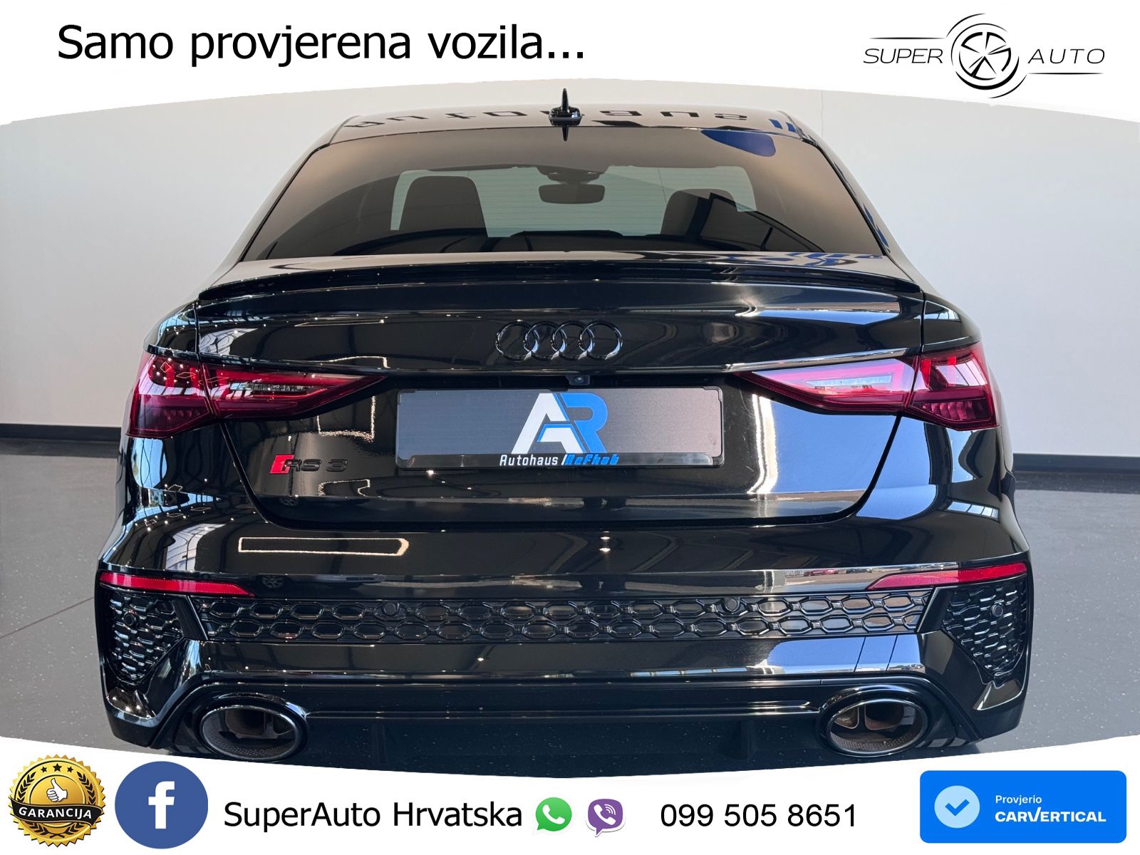 Audi RS3 Sedan 2.5 TFSI (400 KS) quattro S tronic LED+GR SJED+ACC