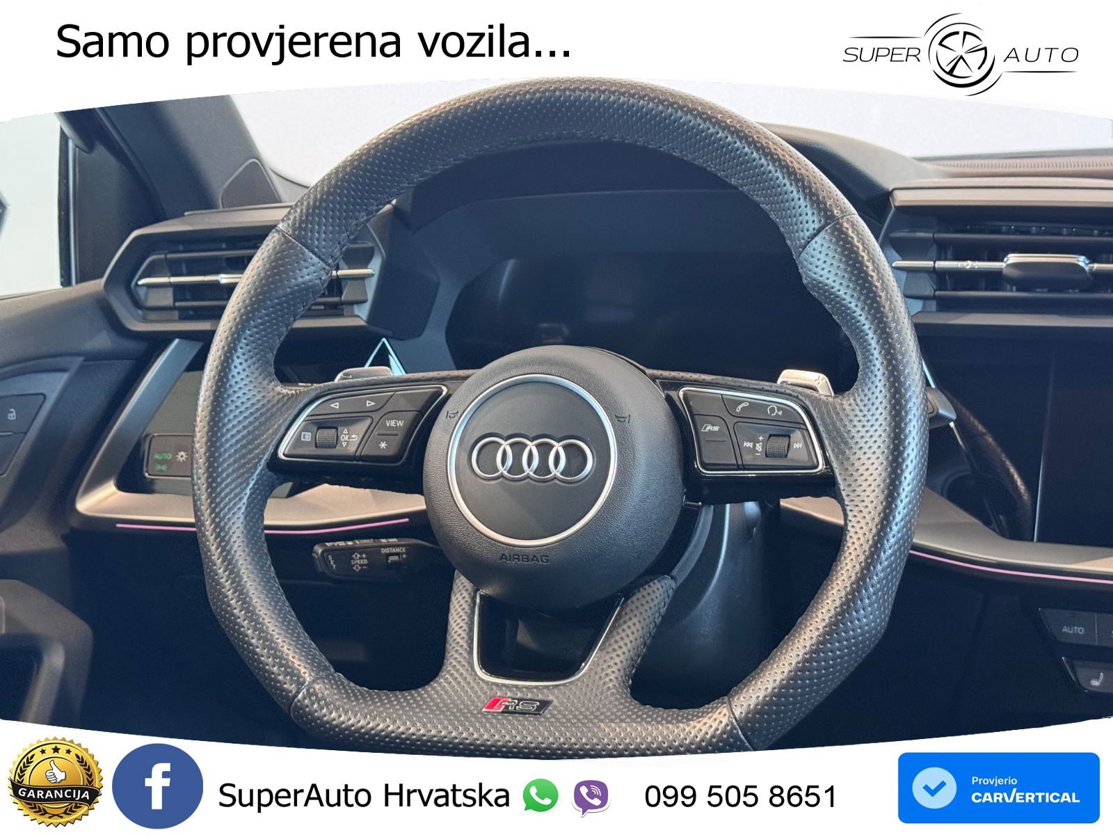Audi RS3 Sedan 2.5 TFSI (400 KS) quattro S tronic LED+GR SJED+ACC