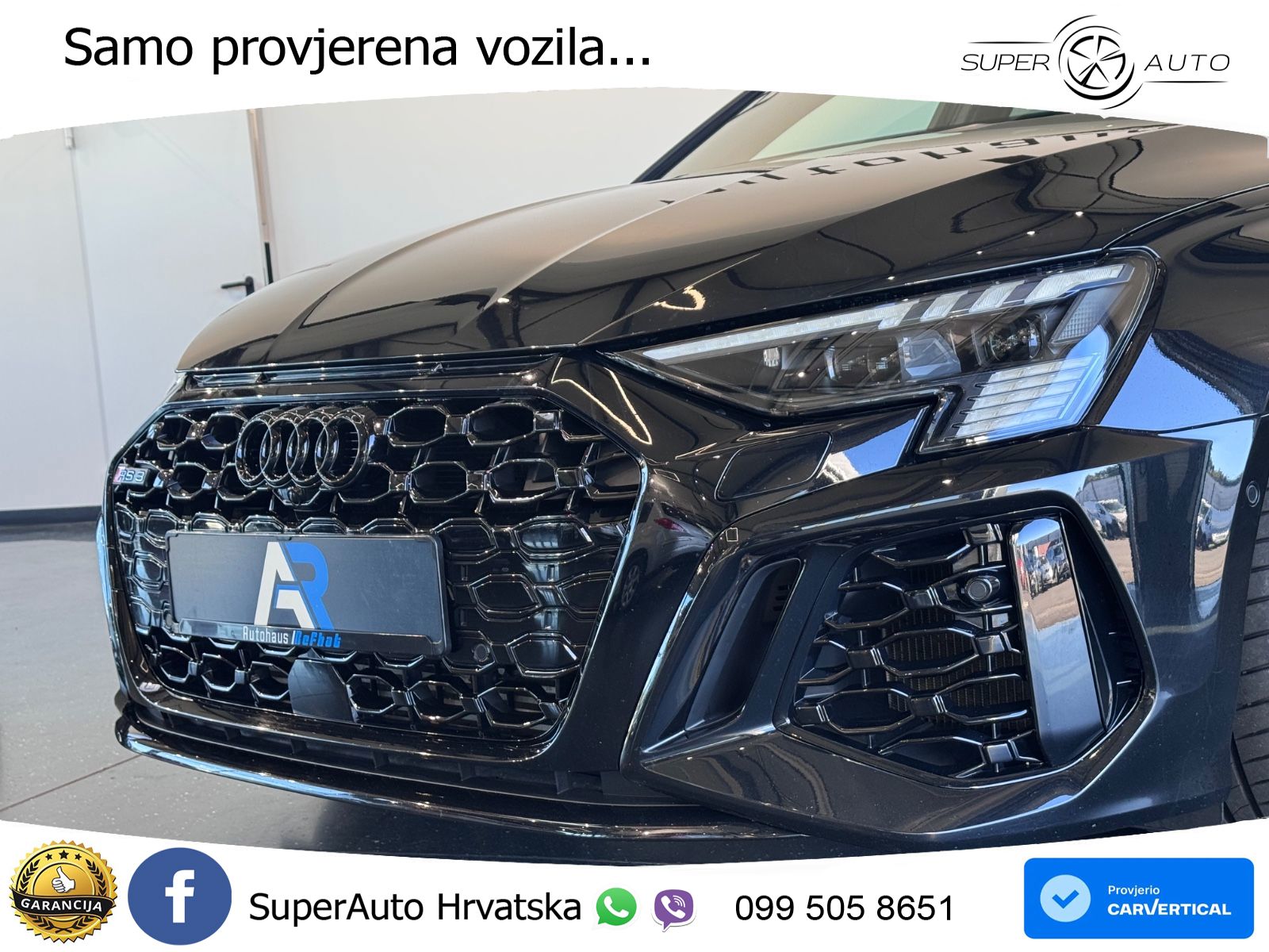 Audi RS3 Sedan 2.5 TFSI (400 KS) quattro S tronic LED+GR SJED+ACC