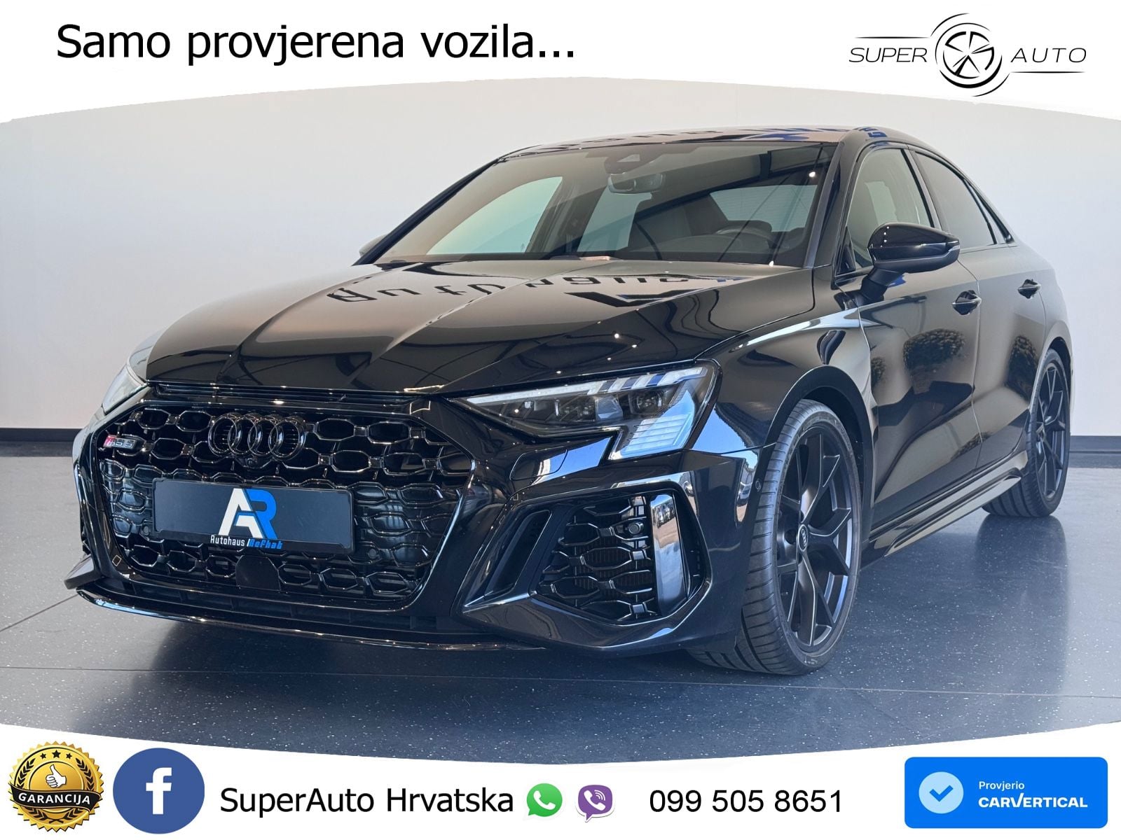Audi RS3 Sedan 2.5 TFSI (400 KS) quattro S tronic LED+GR SJED+ACC