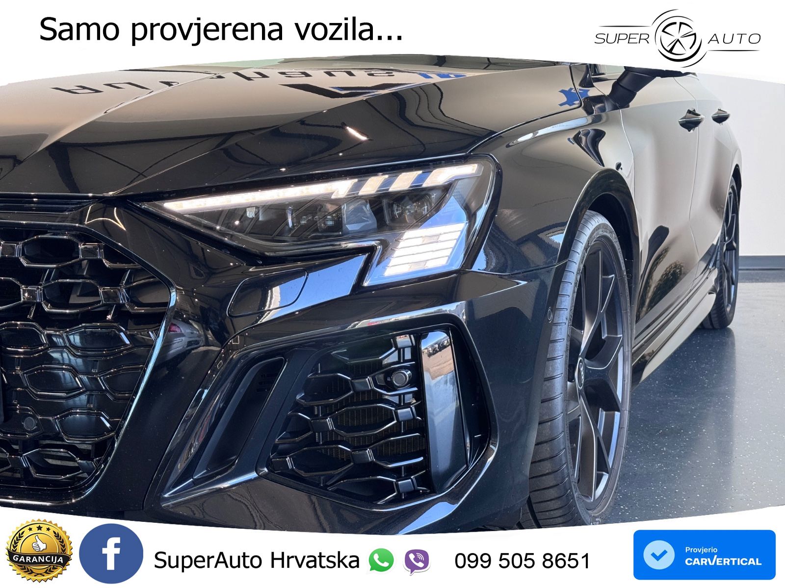 Audi RS3 Sedan 2.5 TFSI (400 KS) quattro S tronic LED+GR SJED+ACC