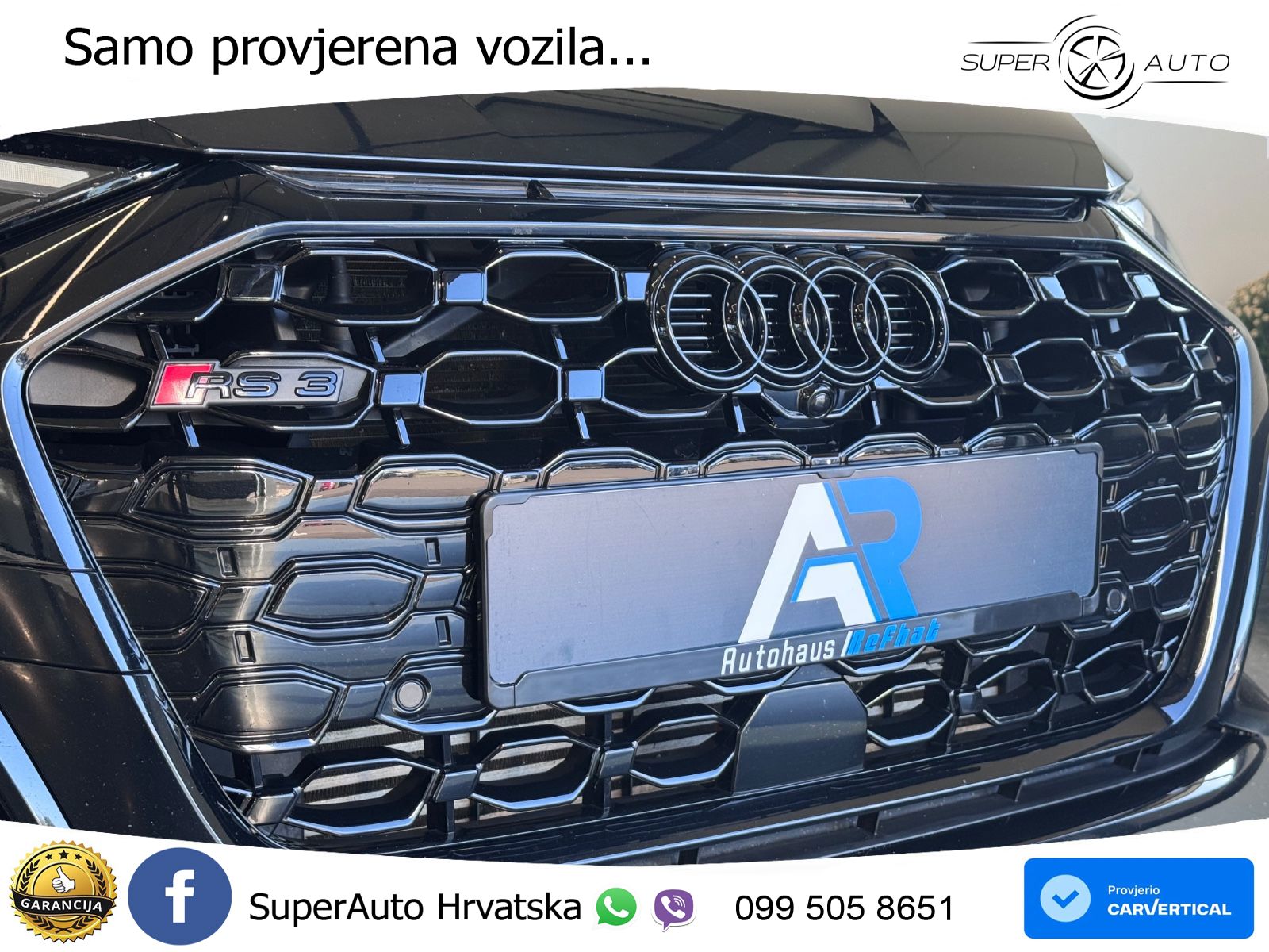 Audi RS3 Sedan 2.5 TFSI (400 KS) quattro S tronic LED+GR SJED+ACC