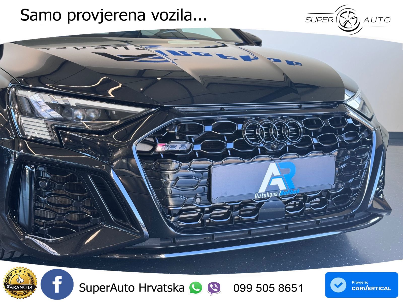 Audi RS3 Sedan 2.5 TFSI (400 KS) quattro S tronic LED+GR SJED+ACC