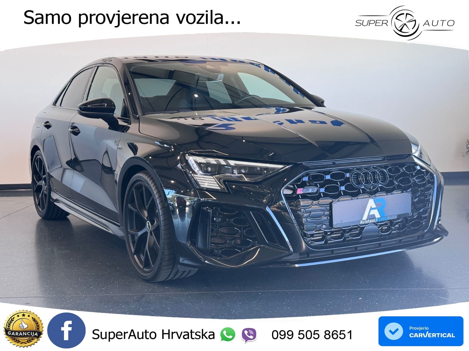 Audi RS3 Sedan 2.5 TFSI (400 KS) quattro S tronic LED+GR SJED+ACC