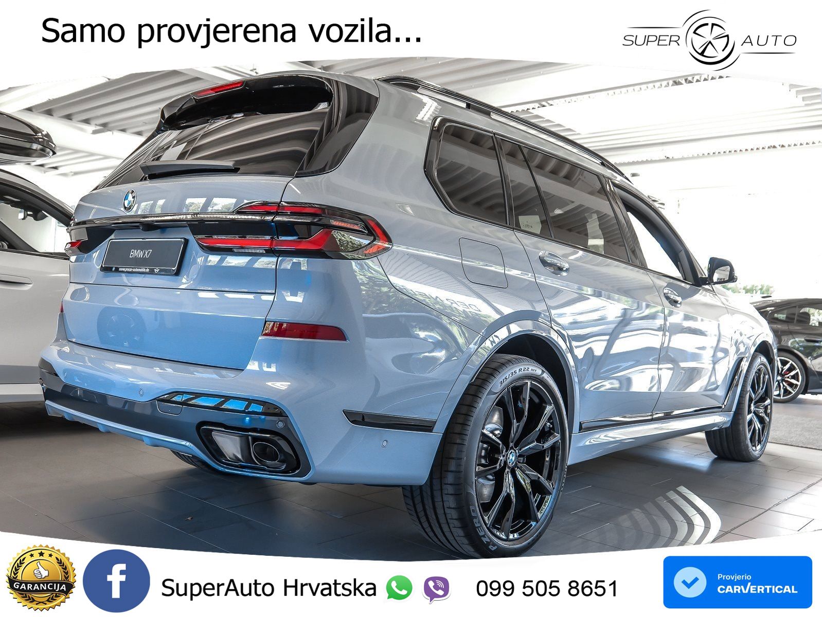 BMW X7 40d (352 KS) xDrive Steptronic M Sport ZRAČNI+ACC+GR SJED+KAM+PANO