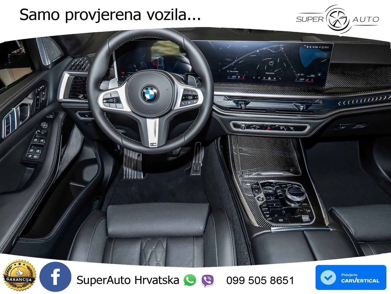 BMW X7 40d (352 KS) xDrive Steptronic M Sport ZRAČNI+ACC+GR SJED+KAM+PANO