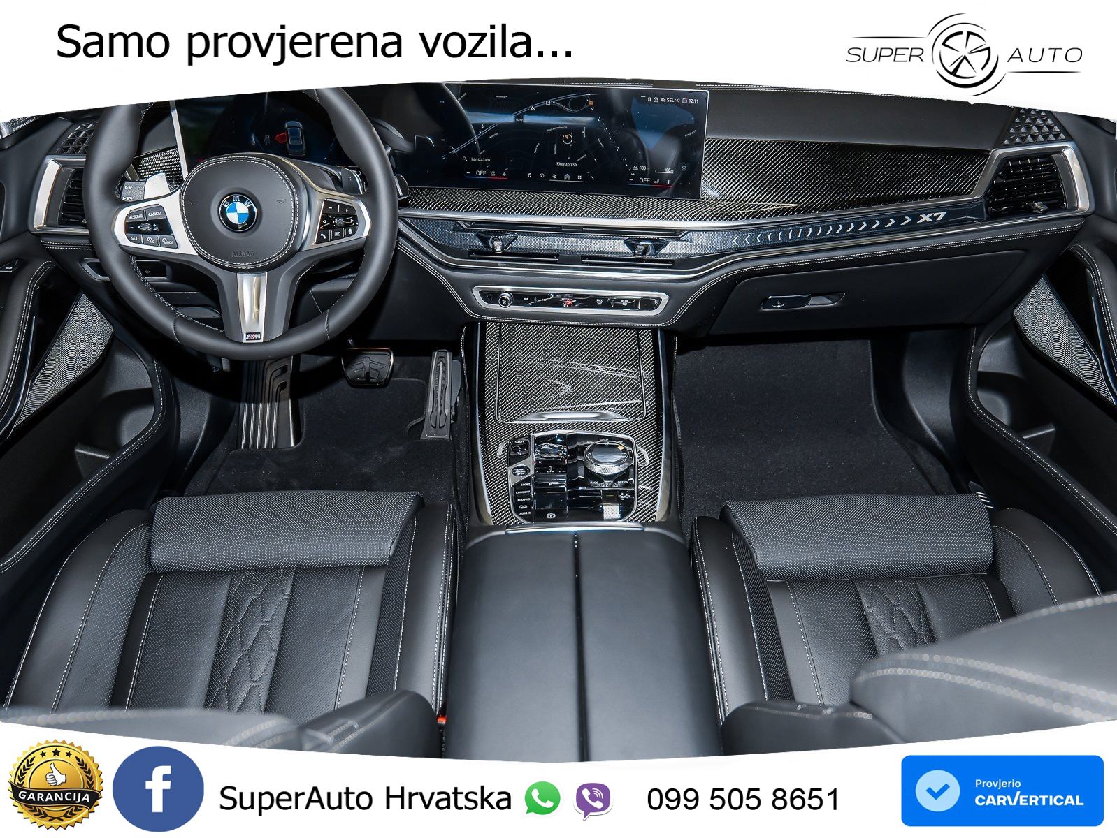 BMW X7 40d (352 KS) xDrive Steptronic M Sport ZRAČNI+ACC+GR SJED+KAM+PANO