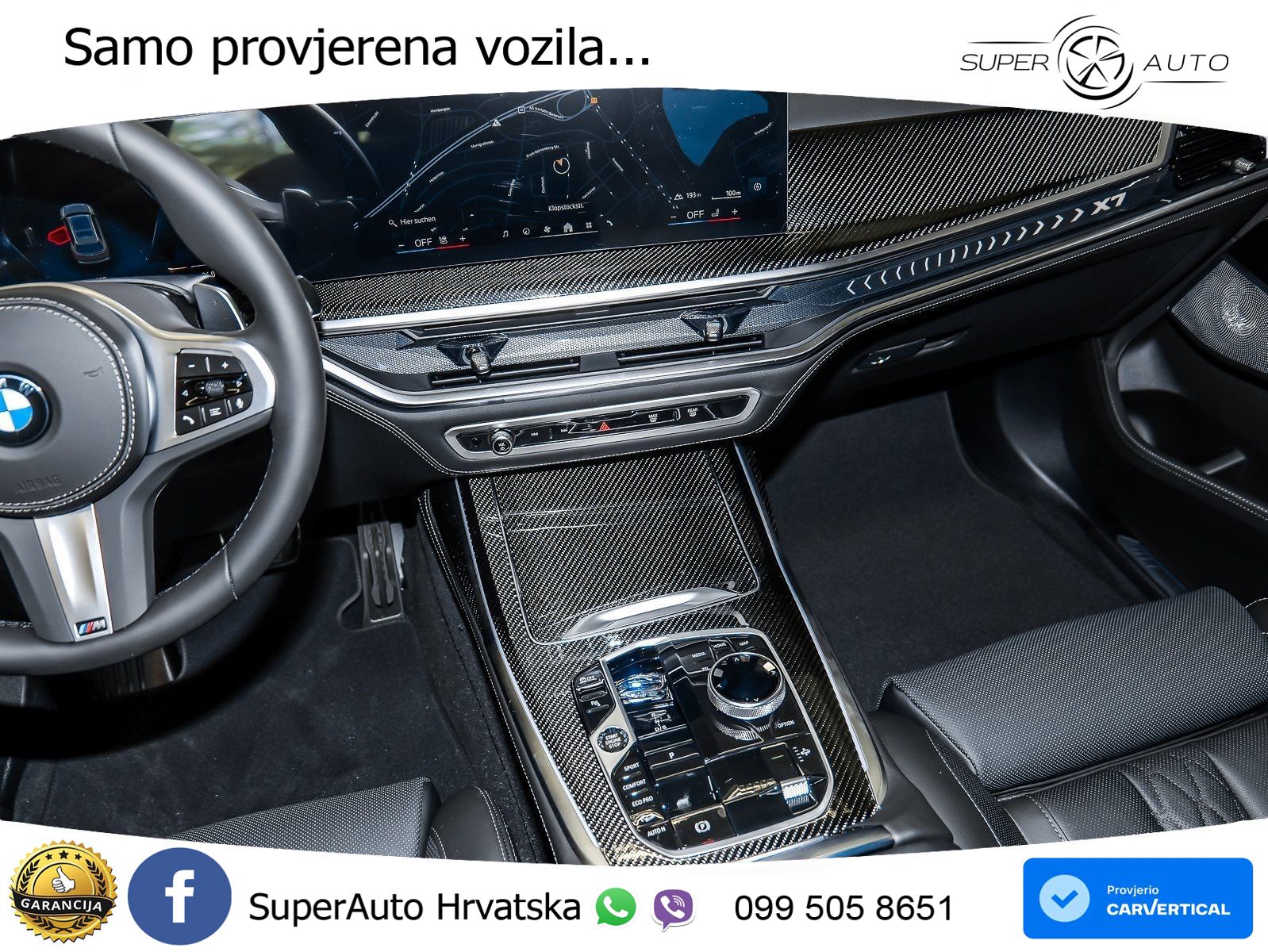BMW X7 40d (352 KS) xDrive Steptronic M Sport ZRAČNI+ACC+GR SJED+KAM+PANO