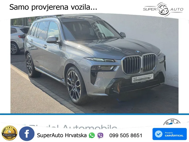 BMW X7 40d (352 KS) xDrive Steptronic M Sport LED+GR SJED+ACC