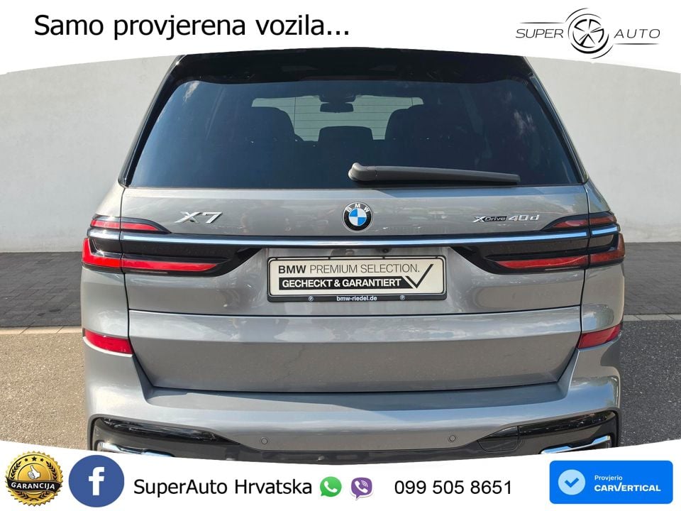 BMW X7 40d (352 KS) xDrive Steptronic M Sport LED+GR SJED+ACC