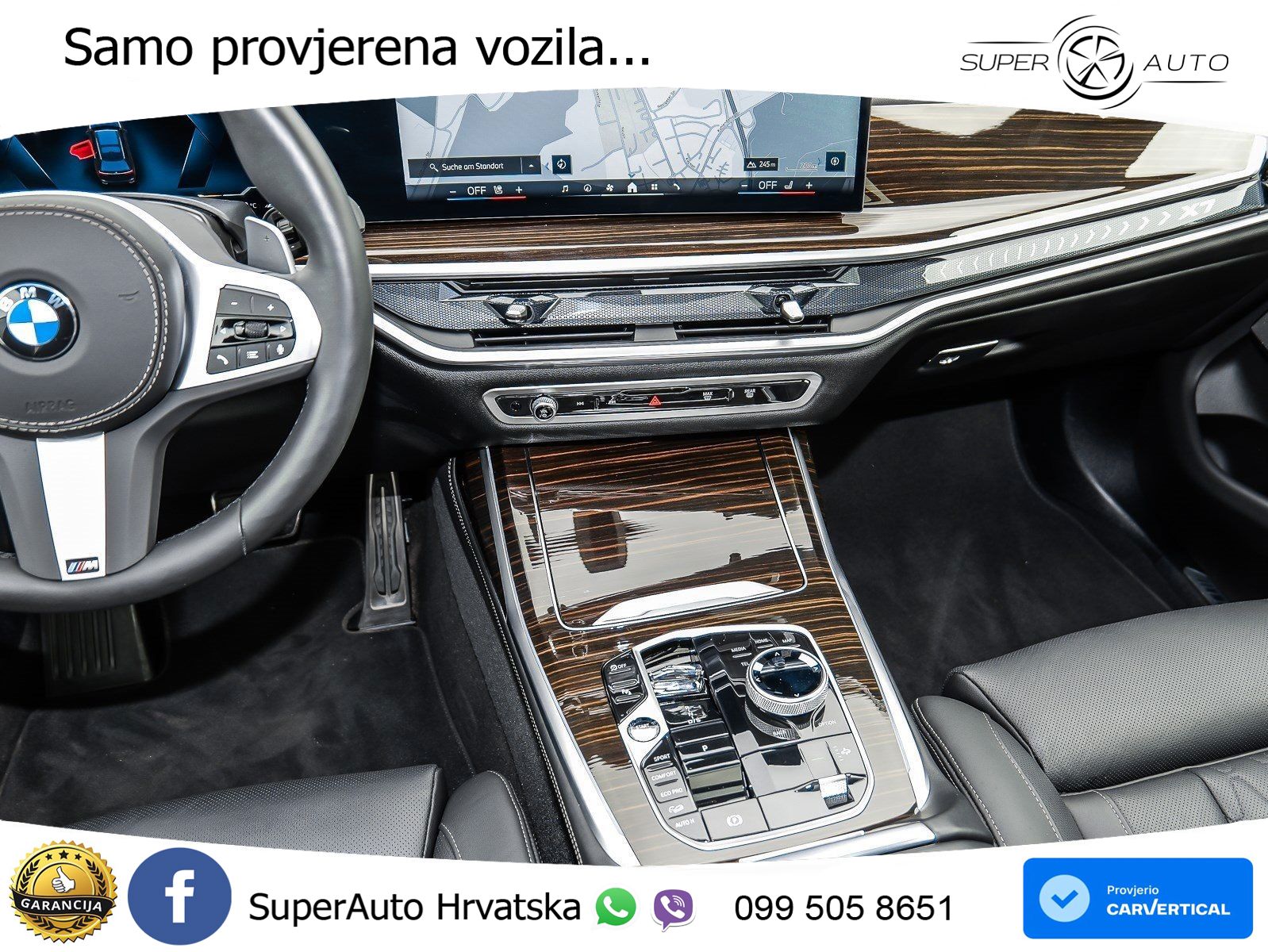 BMW X7 40d (352 KS) xDrive Steptronic M Sport ZRAČNI+ACC+GR SJED+KAM+PANO