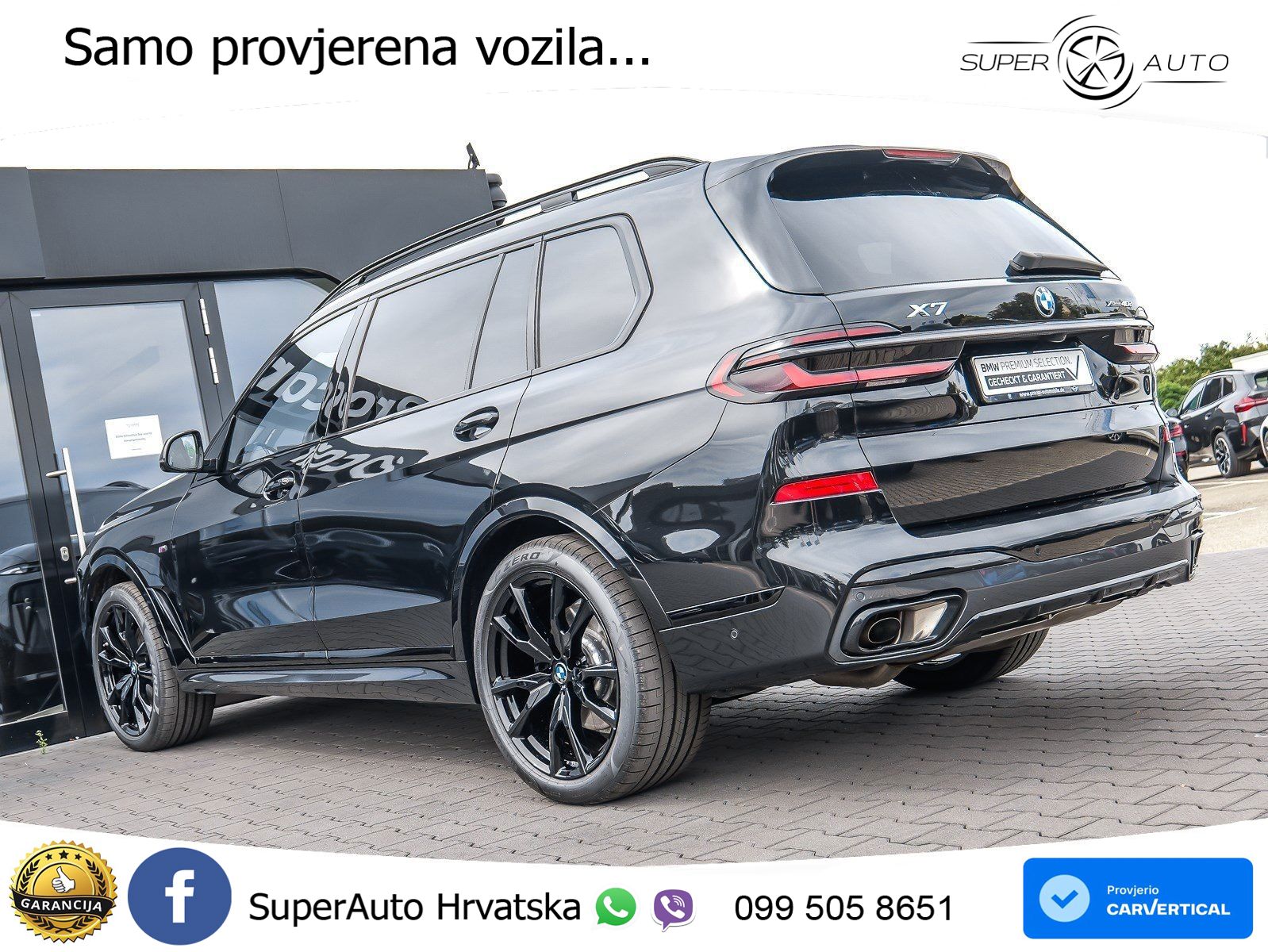 BMW X7 40d (352 KS) xDrive Steptronic M Sport ZRAČNI+ACC+GR SJED+KAM+PANO