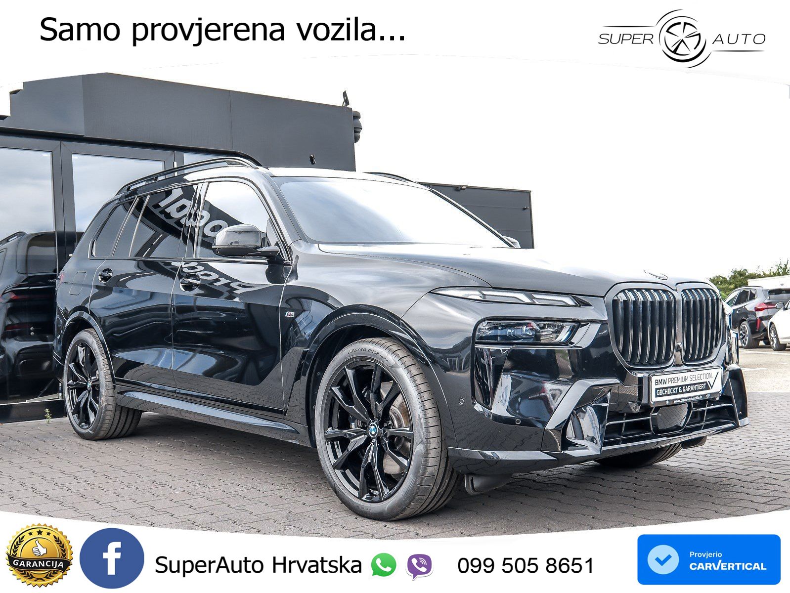 BMW X7 40d (352 KS) xDrive Steptronic M Sport ZRAČNI+ACC+GR SJED+KAM+PANO