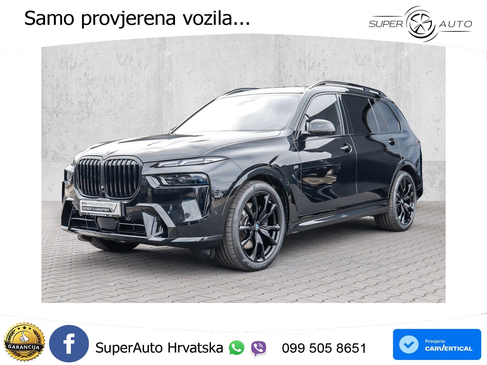 BMW X7 40d (352 KS) xDrive Steptronic M Sport ZRAČNI+ACC+GR SJED+KAM+PANO