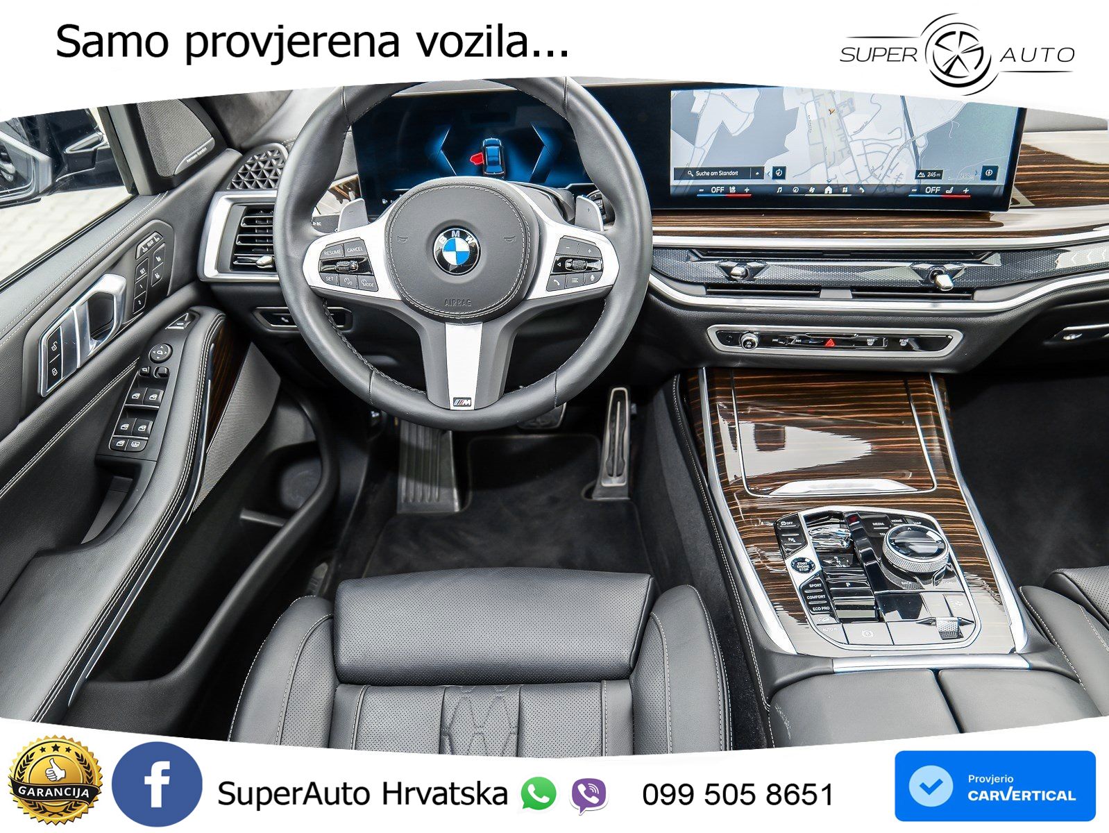 BMW X7 40d (352 KS) xDrive Steptronic M Sport ZRAČNI+ACC+GR SJED+KAM+PANO
