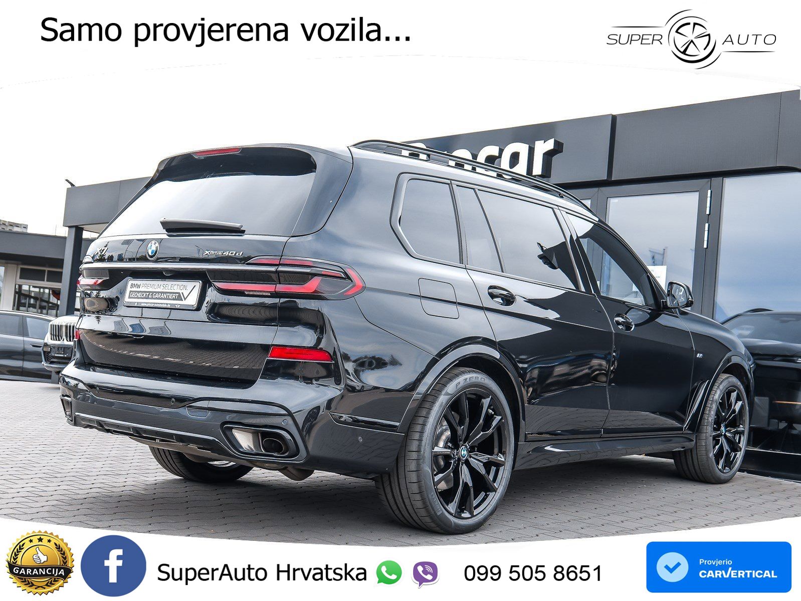 BMW X7 40d (352 KS) xDrive Steptronic M Sport ZRAČNI+ACC+GR SJED+KAM+PANO