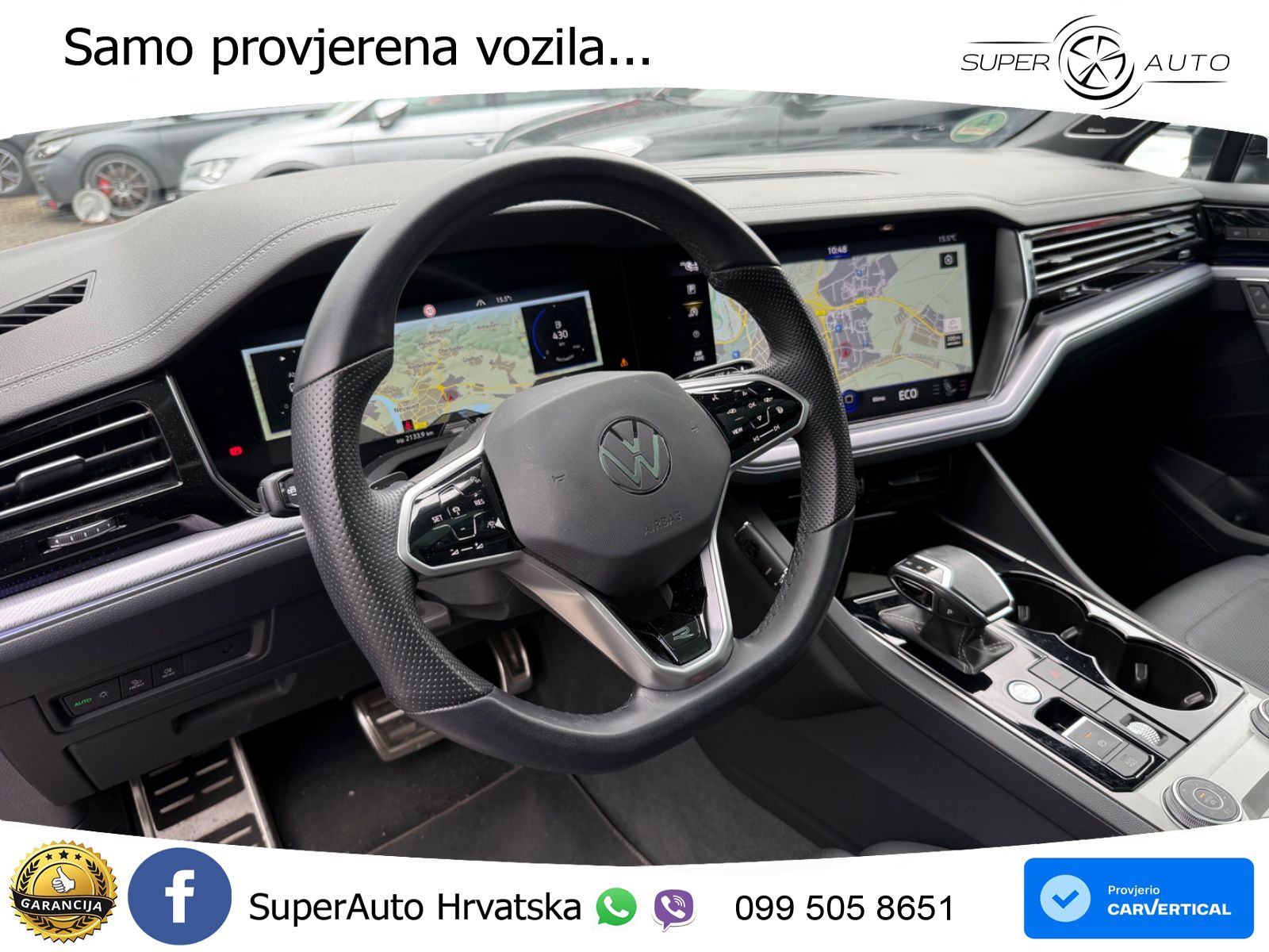 Volkswagen Touareg 3.0 V6 TDI (286 KS) 4MOTION Tiptronic R-Line ZRAČNI+ACC+GR SJED+KAM+PANO