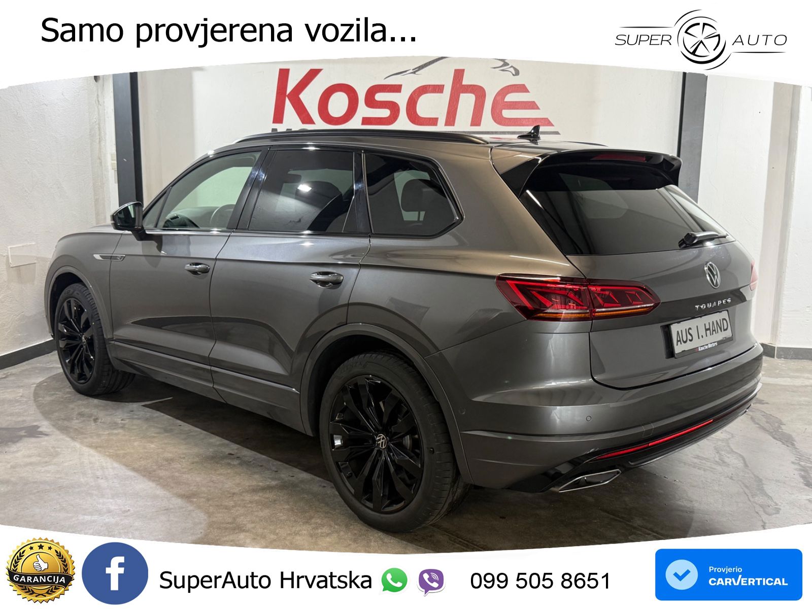 Volkswagen Touareg 3.0 V6 TDI (286 KS) 4MOTION Tiptronic R-Line ZRAČNI+ACC+GR SJED+KAM+PANO