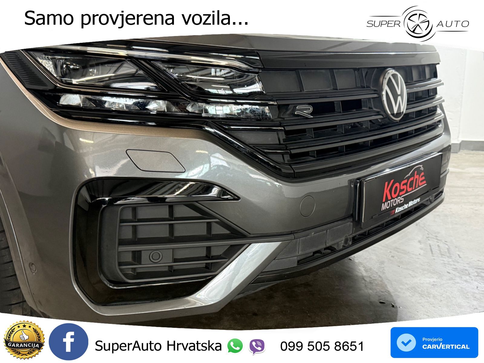Volkswagen Touareg 3.0 V6 TDI (286 KS) 4MOTION Tiptronic R-Line ZRAČNI+ACC+GR SJED+KAM+PANO
