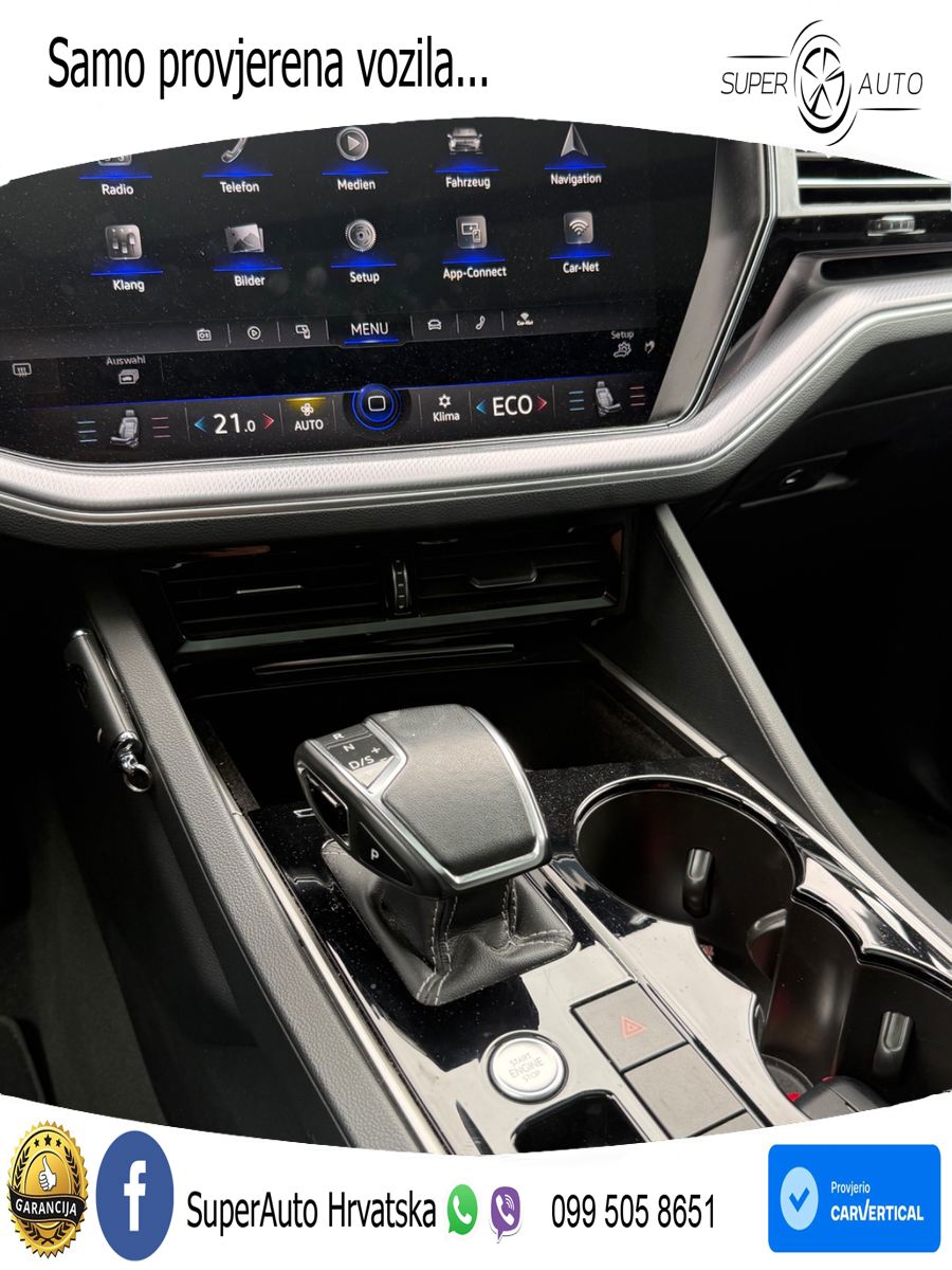 Volkswagen Touareg 3.0 V6 TDI (286 KS) 4MOTION Tiptronic R-Line ZRAČNI+ACC+GR SJED+KAM+PANO