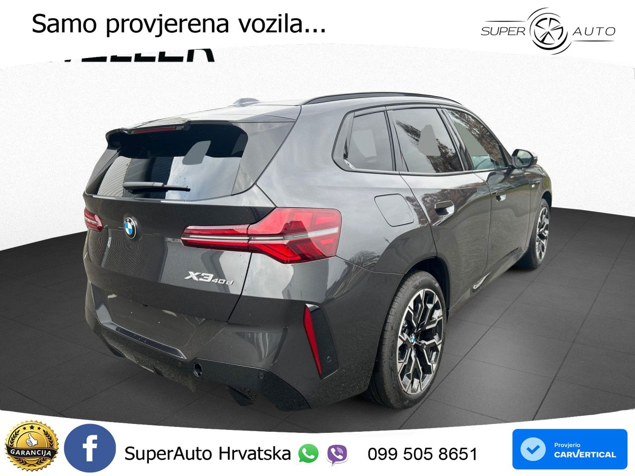 BMW X3 40d xDrive Steptronic M Sport ACC+GR SJED+360+PANO