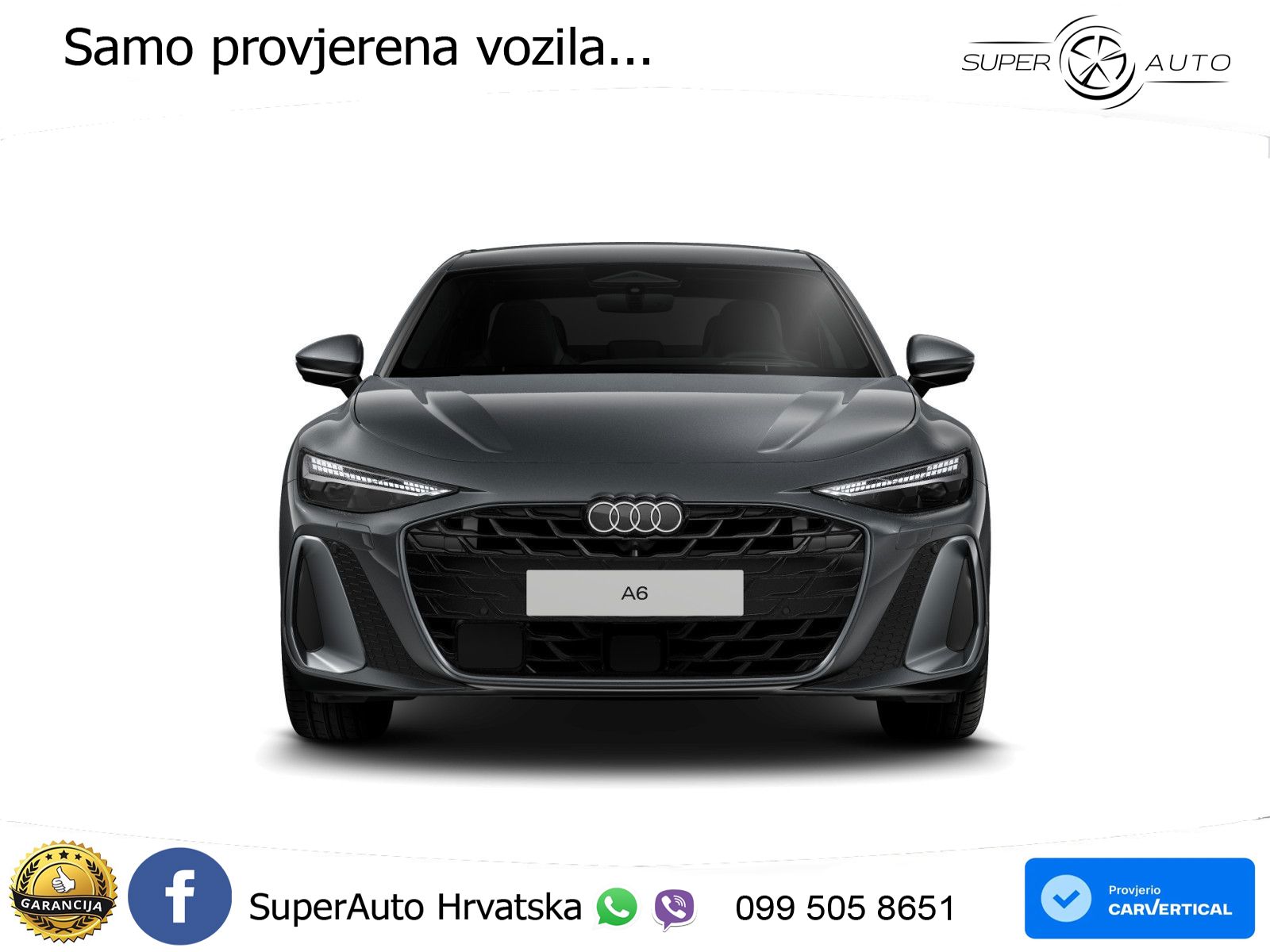 Audi A6 3.0 TDI V6 (299 KS) quattro S tronic S line LED+GR SJED+ACC