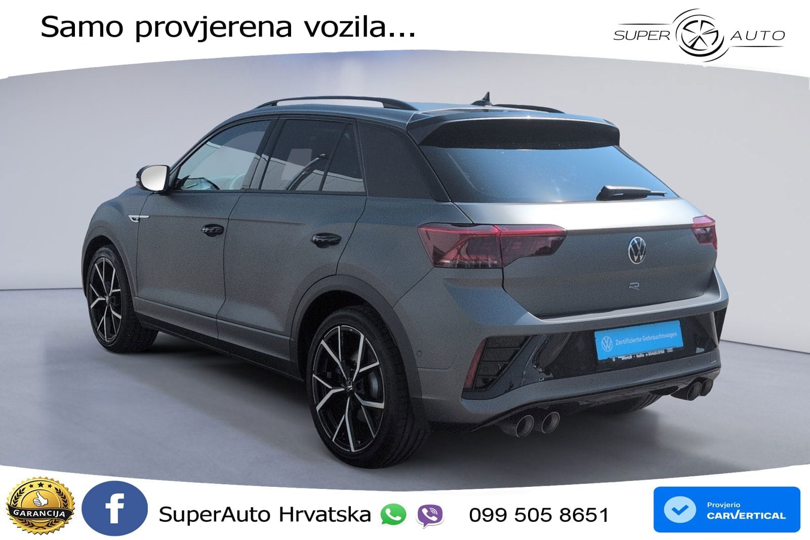 Volkswagen T-Roc I R 2.0 TSI (300 KS) OPF 4M DSG LED+GR SJED+ACC