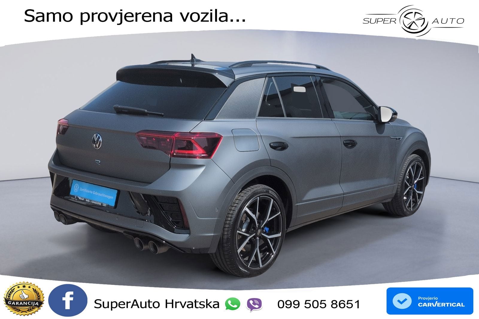 Volkswagen T-Roc I R 2.0 TSI (300 KS) OPF 4M DSG LED+GR SJED+ACC