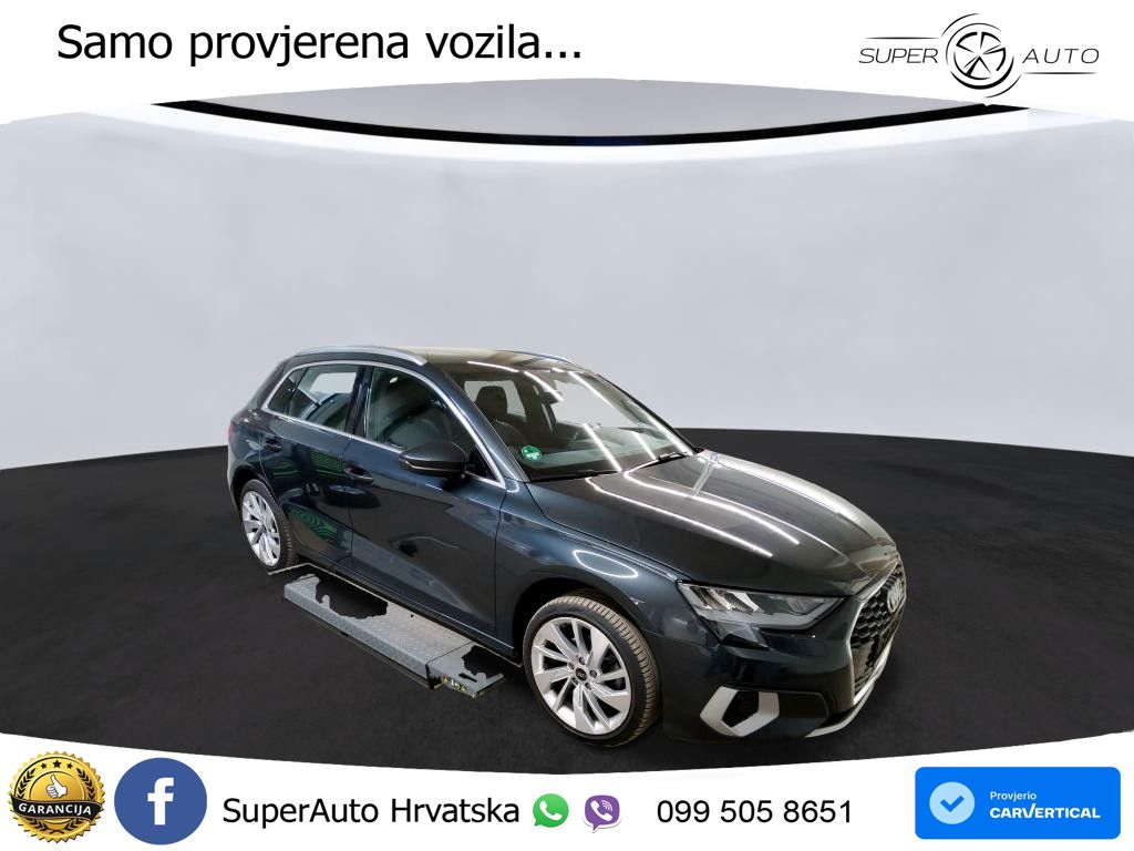 Audi A3 30 TDI (116 KS) S tronic advanced LED+GR SJED+ACC