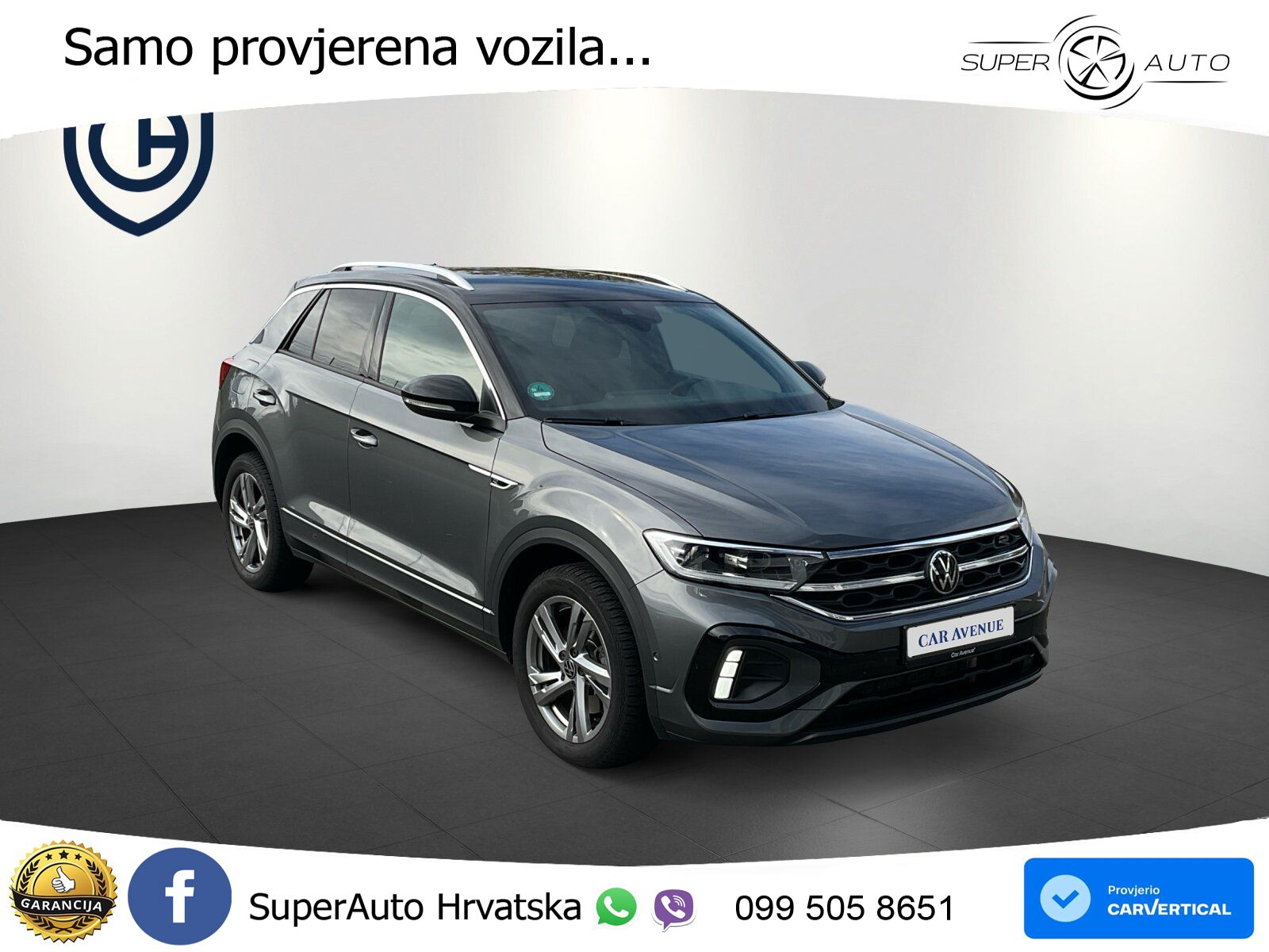 Volkswagen T-Roc 2.0 TDI (150 KS) DSG R-Line LED+GR SJED+ACC