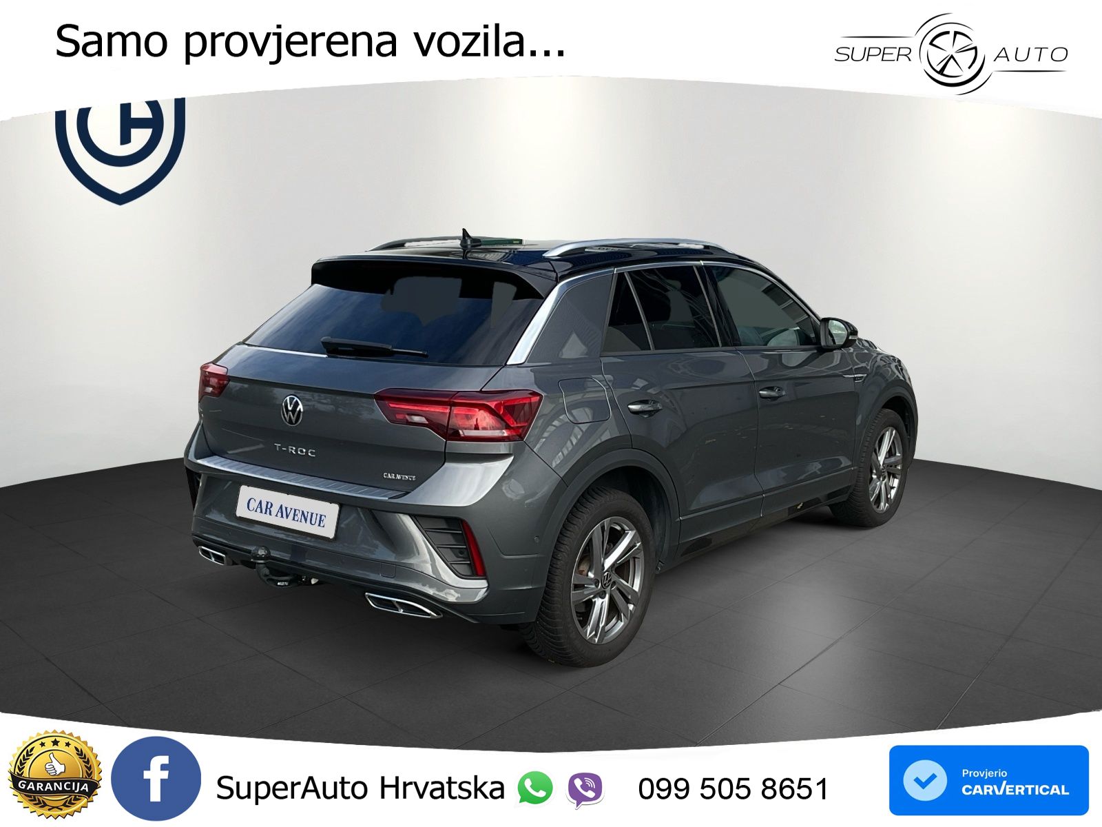 Volkswagen T-Roc 2.0 TDI (150 KS) DSG R-Line LED+GR SJED+ACC