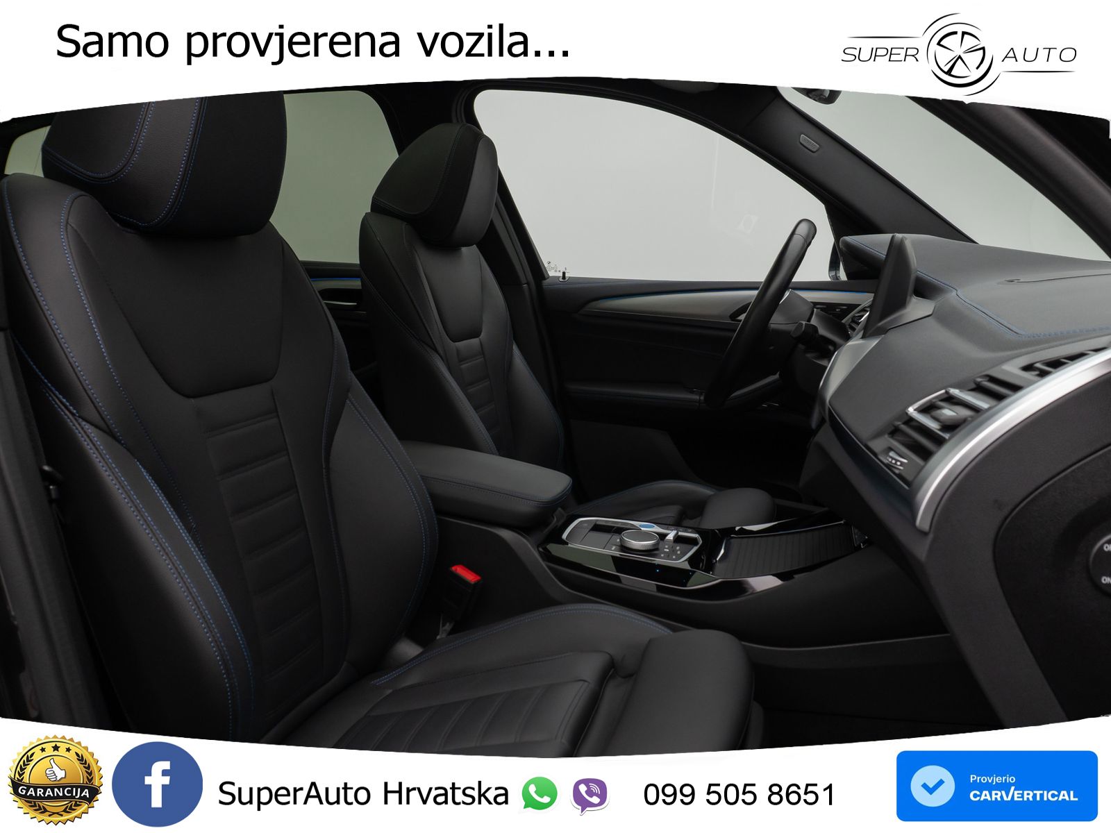 BMW iX3 80 kWh (286 KS) M Sport LED+GR SJED+ACC