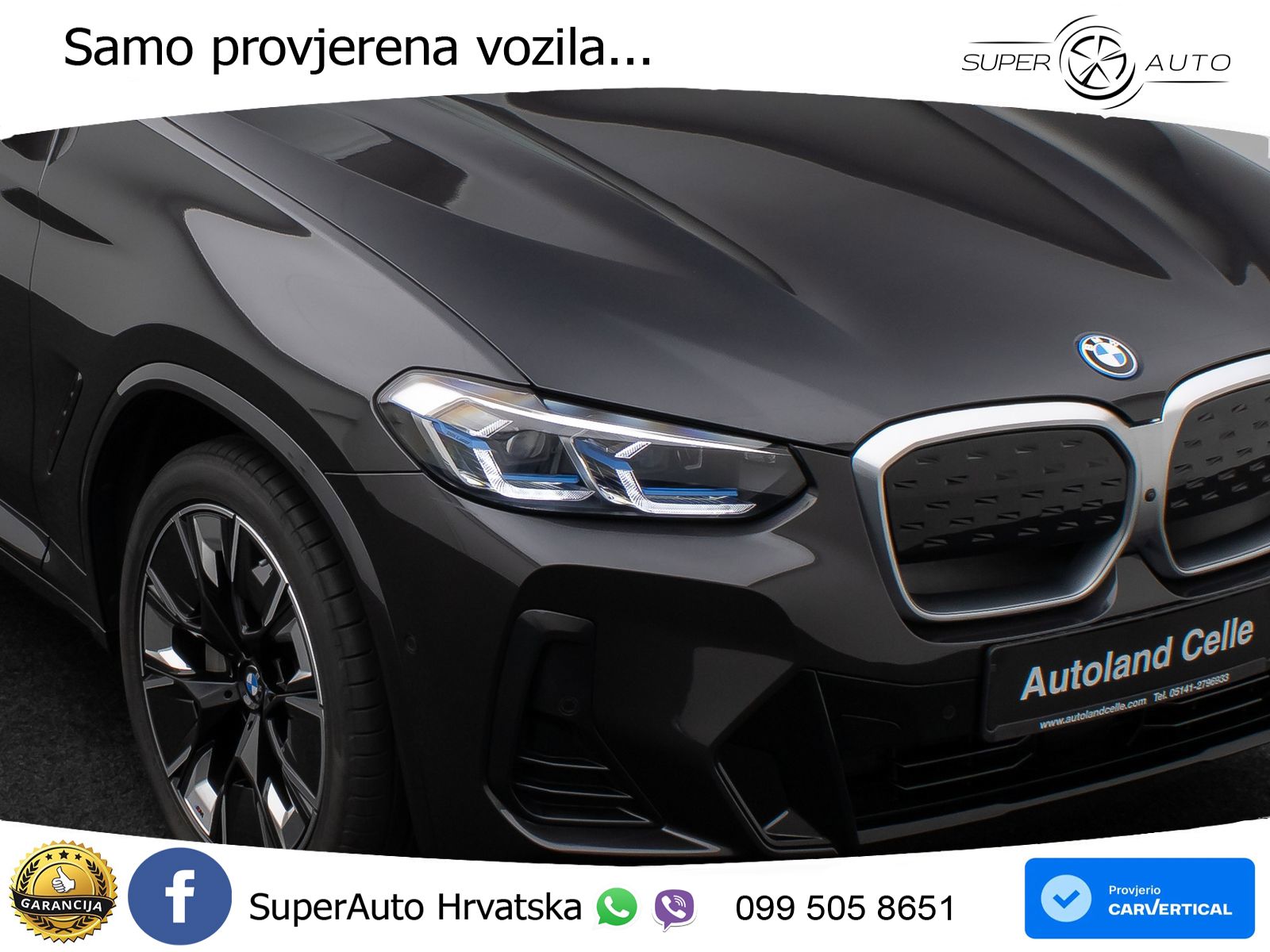 BMW iX3 80 kWh (286 KS) M Sport LED+GR SJED+ACC