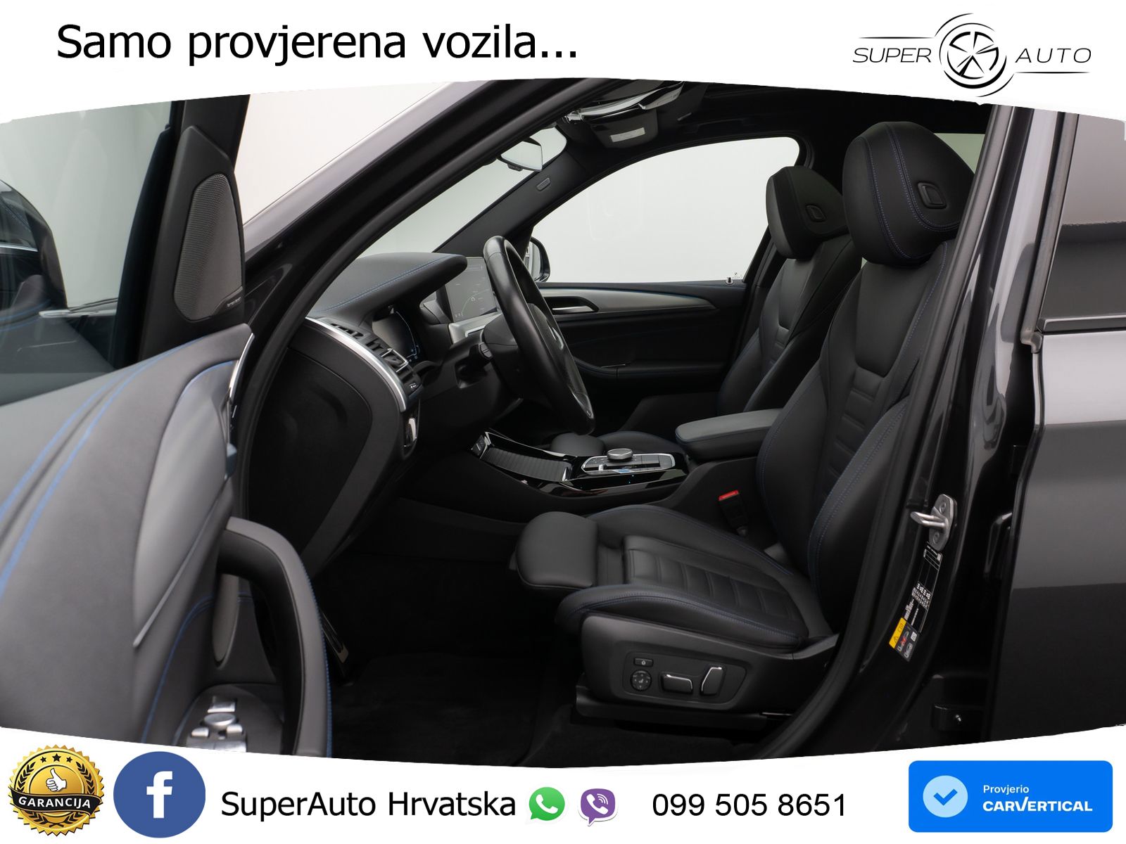 BMW iX3 80 kWh (286 KS) M Sport LED+GR SJED+ACC