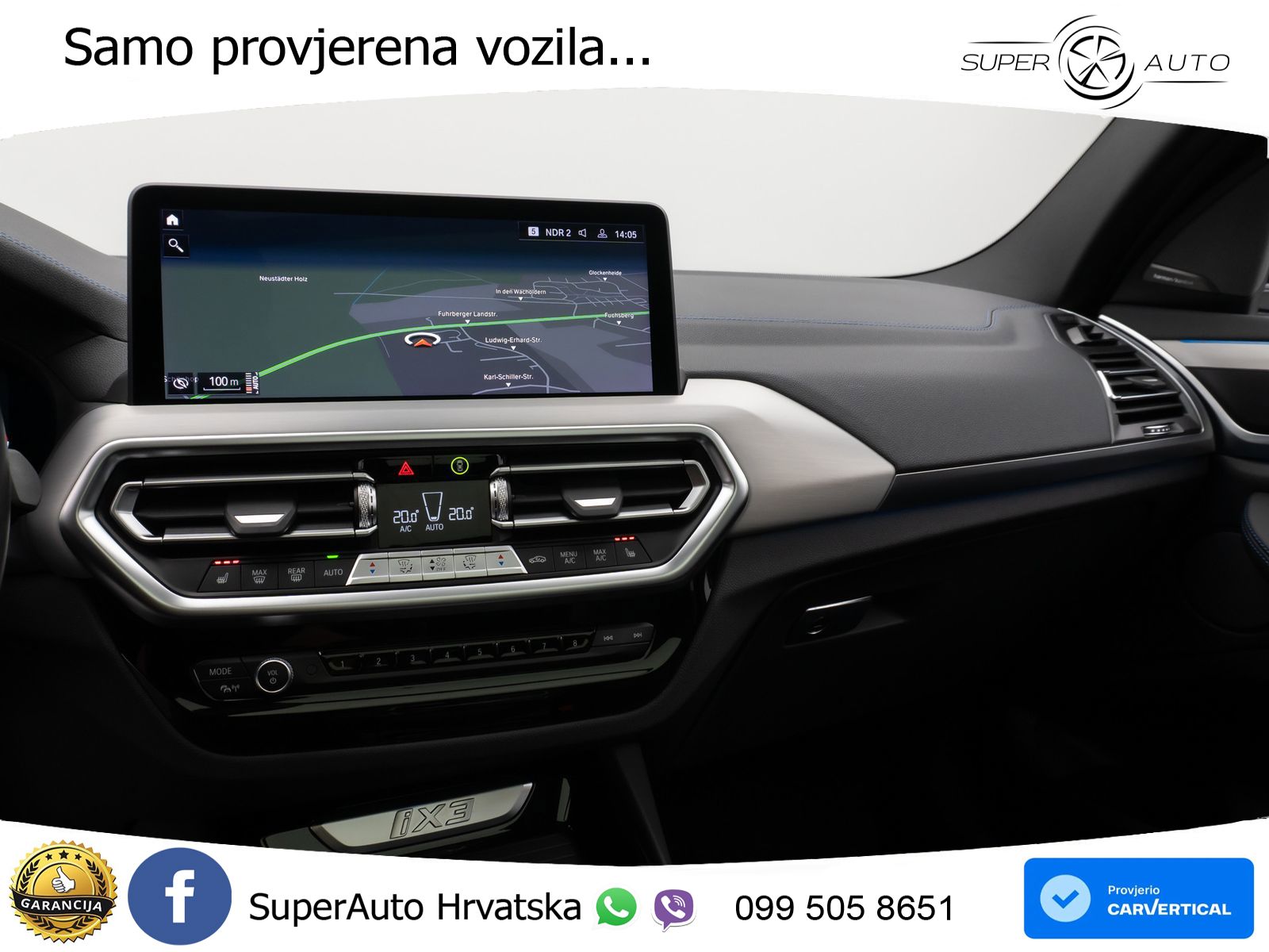 BMW iX3 80 kWh (286 KS) M Sport LED+GR SJED+ACC