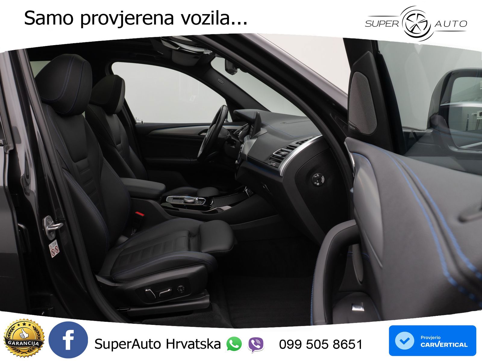 BMW iX3 80 kWh (286 KS) M Sport LED+GR SJED+ACC