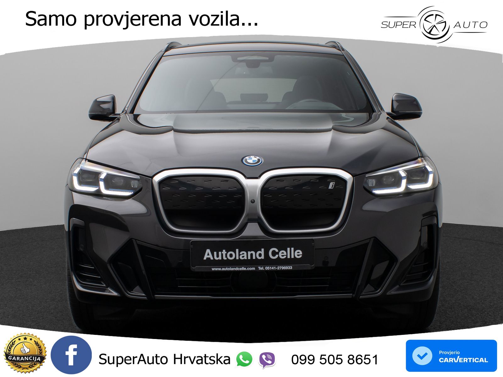 BMW iX3 80 kWh (286 KS) M Sport LED+GR SJED+ACC