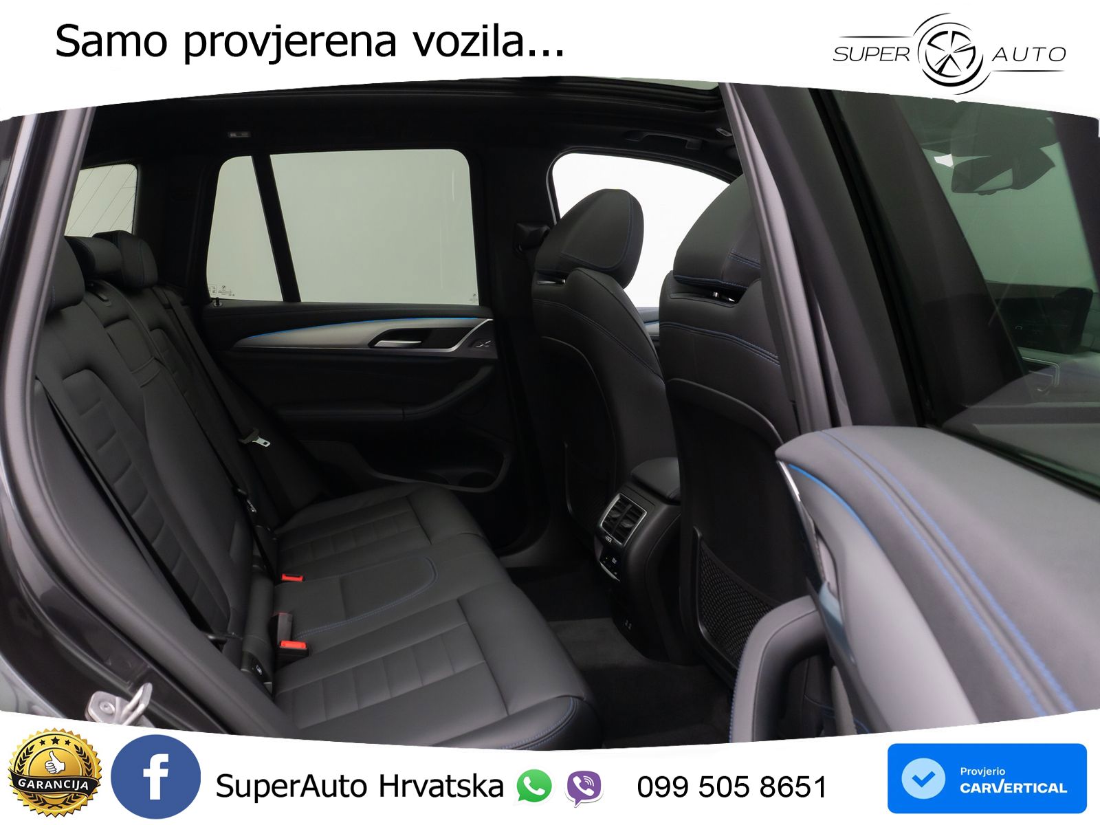 BMW iX3 80 kWh (286 KS) M Sport LED+GR SJED+ACC