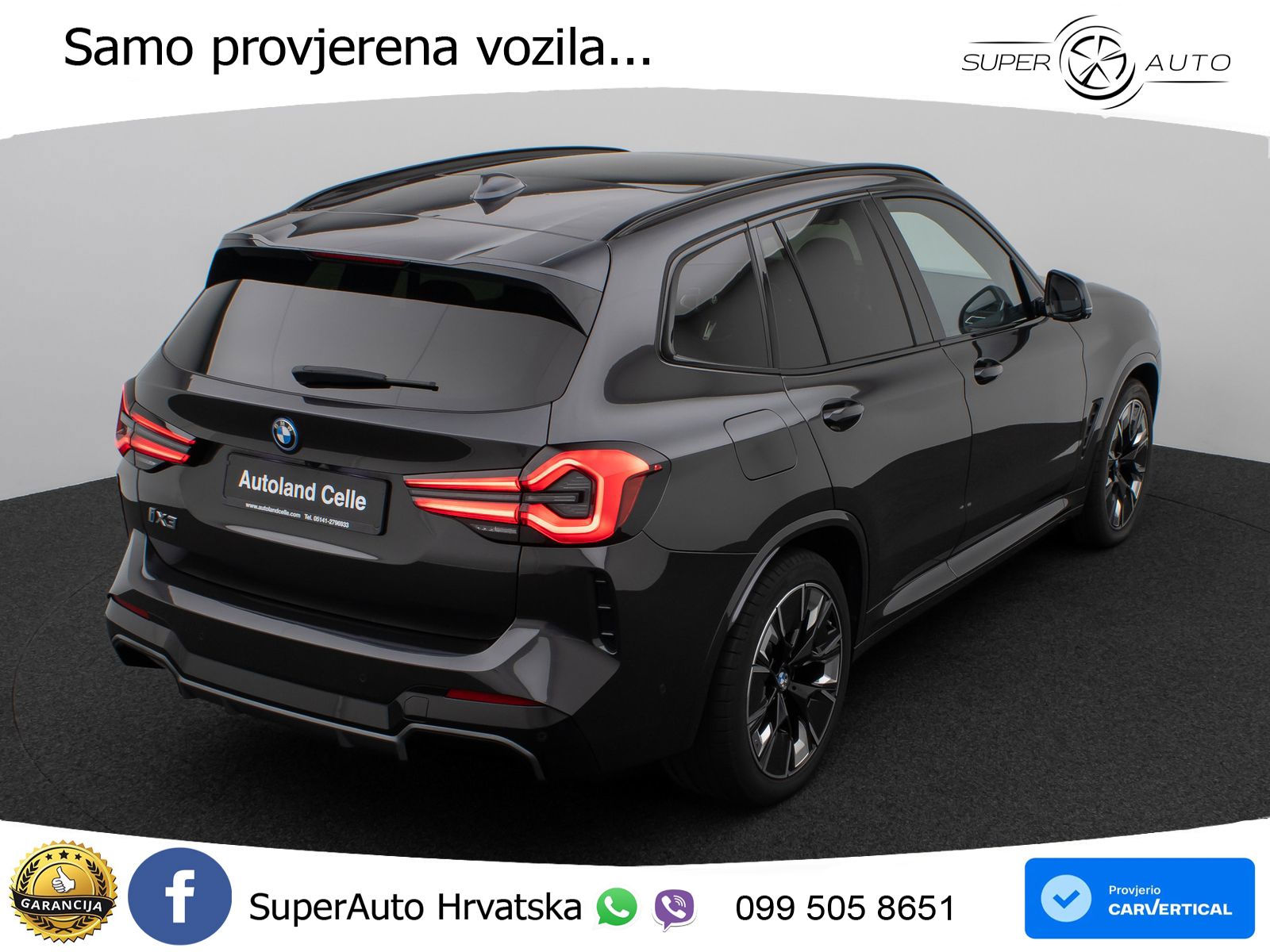 BMW iX3 80 kWh (286 KS) M Sport LED+GR SJED+ACC