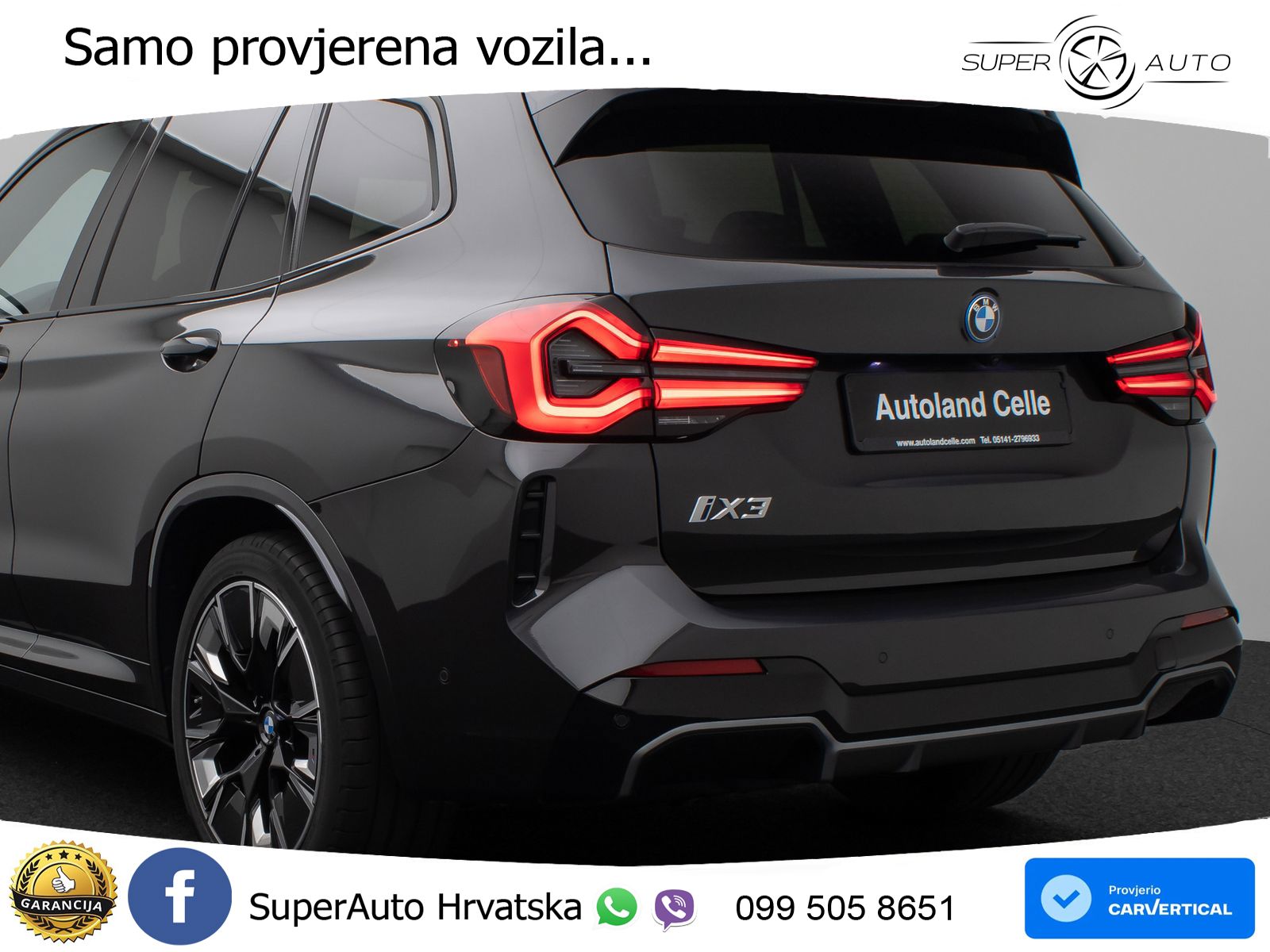 BMW iX3 80 kWh (286 KS) M Sport LED+GR SJED+ACC