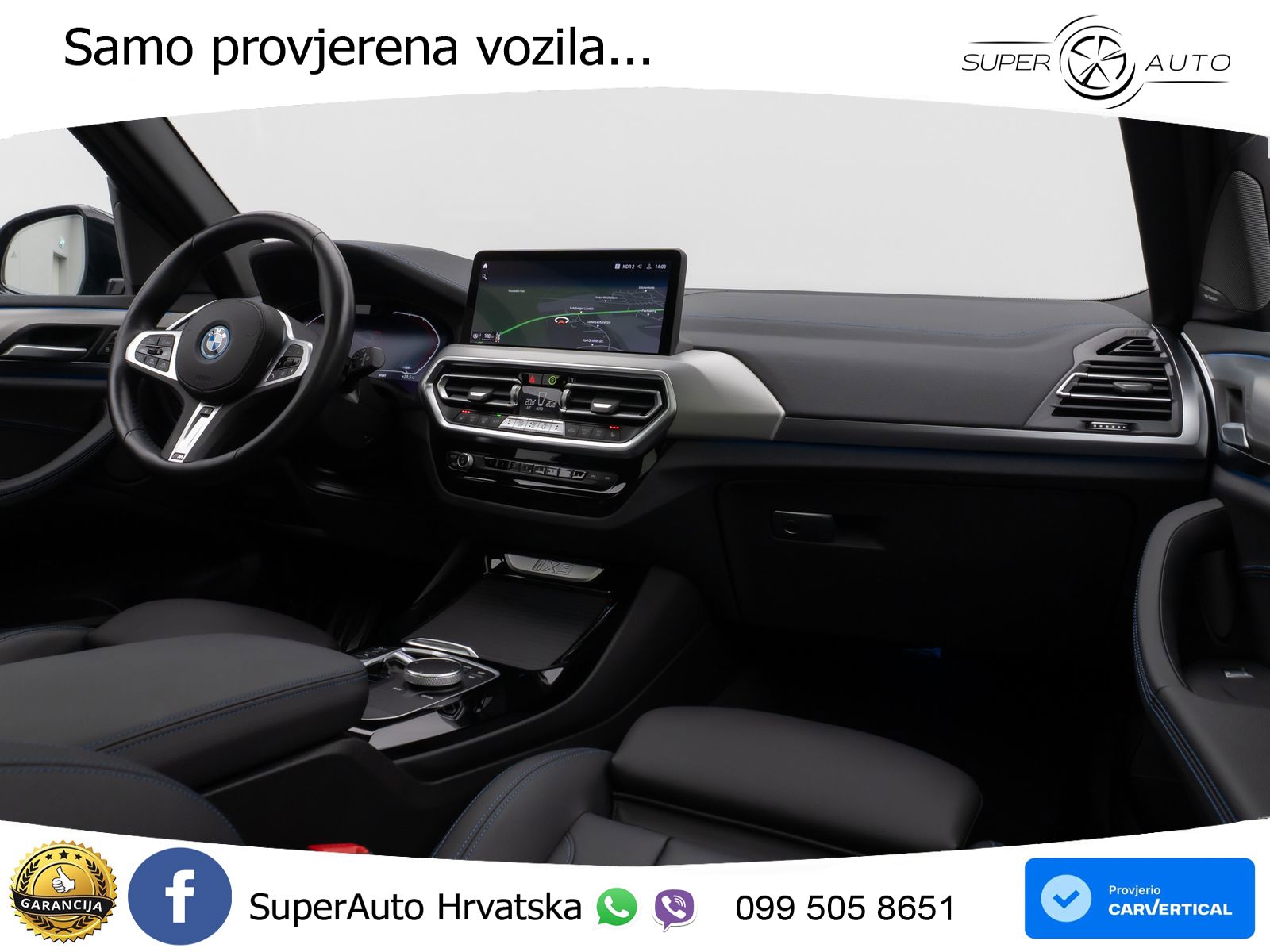 BMW iX3 80 kWh (286 KS) M Sport LED+GR SJED+ACC