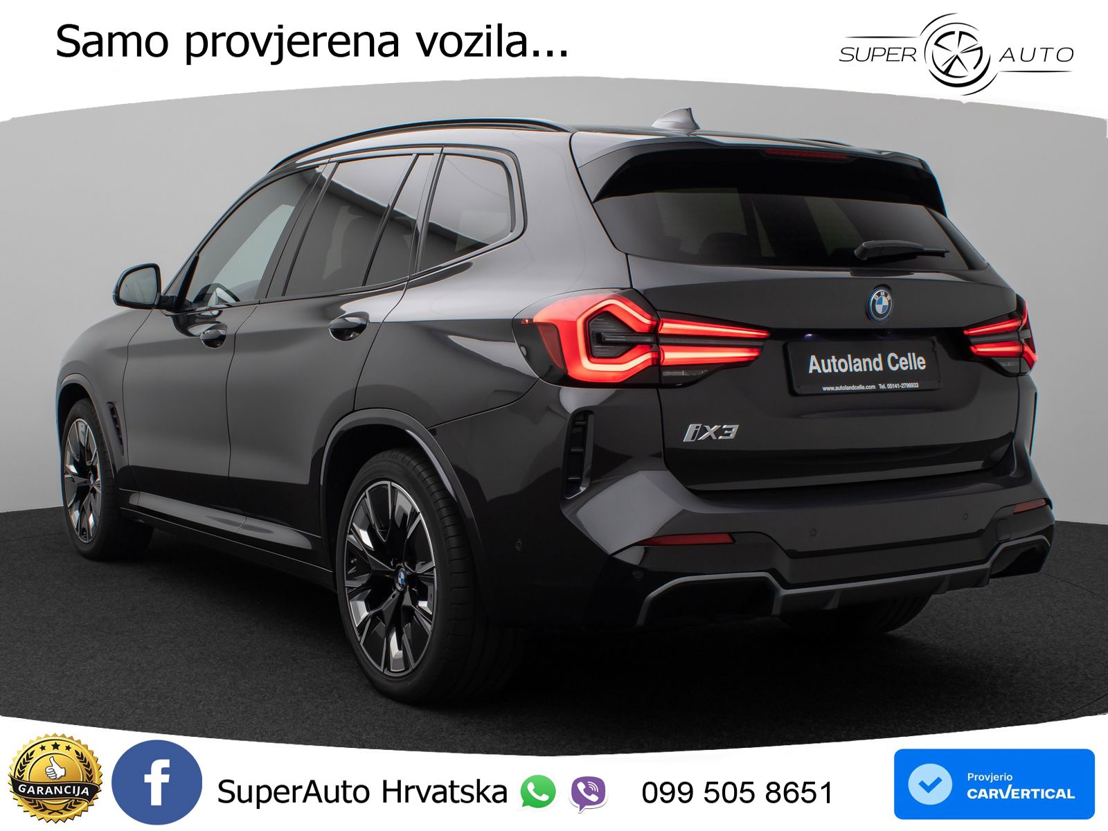 BMW iX3 80 kWh (286 KS) M Sport LED+GR SJED+ACC