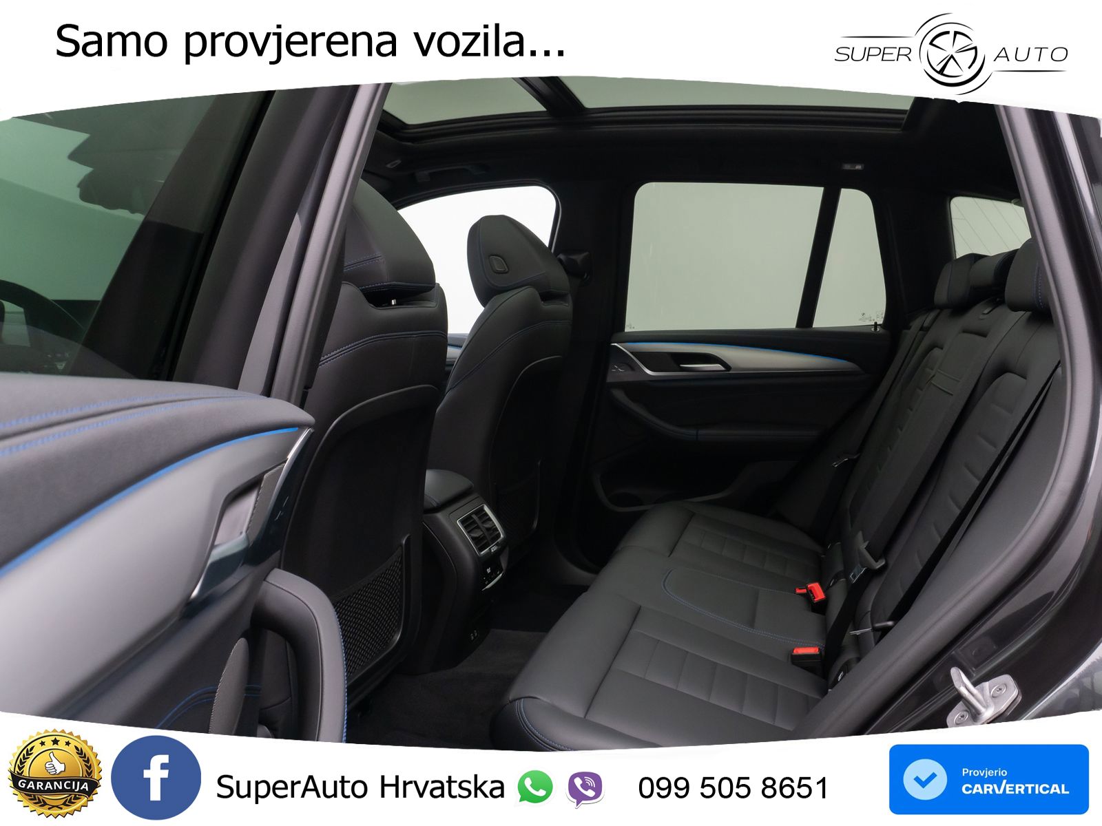 BMW iX3 80 kWh (286 KS) M Sport LED+GR SJED+ACC
