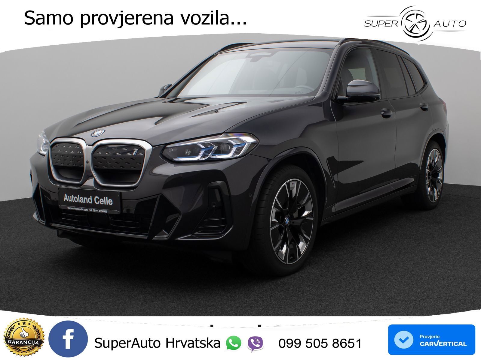 BMW iX3 80 kWh (286 KS) M Sport LED+GR SJED+ACC