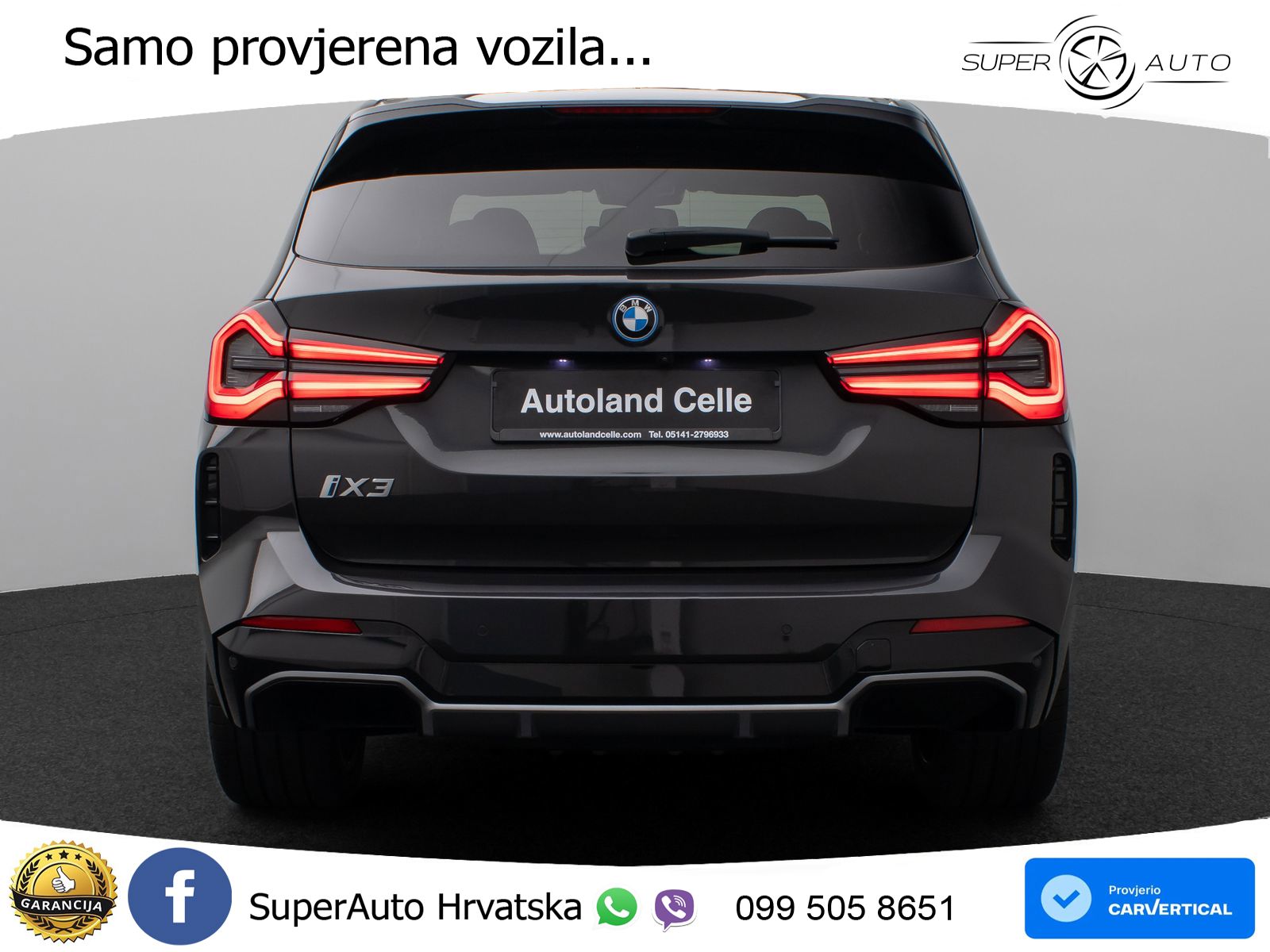 BMW iX3 80 kWh (286 KS) M Sport LED+GR SJED+ACC