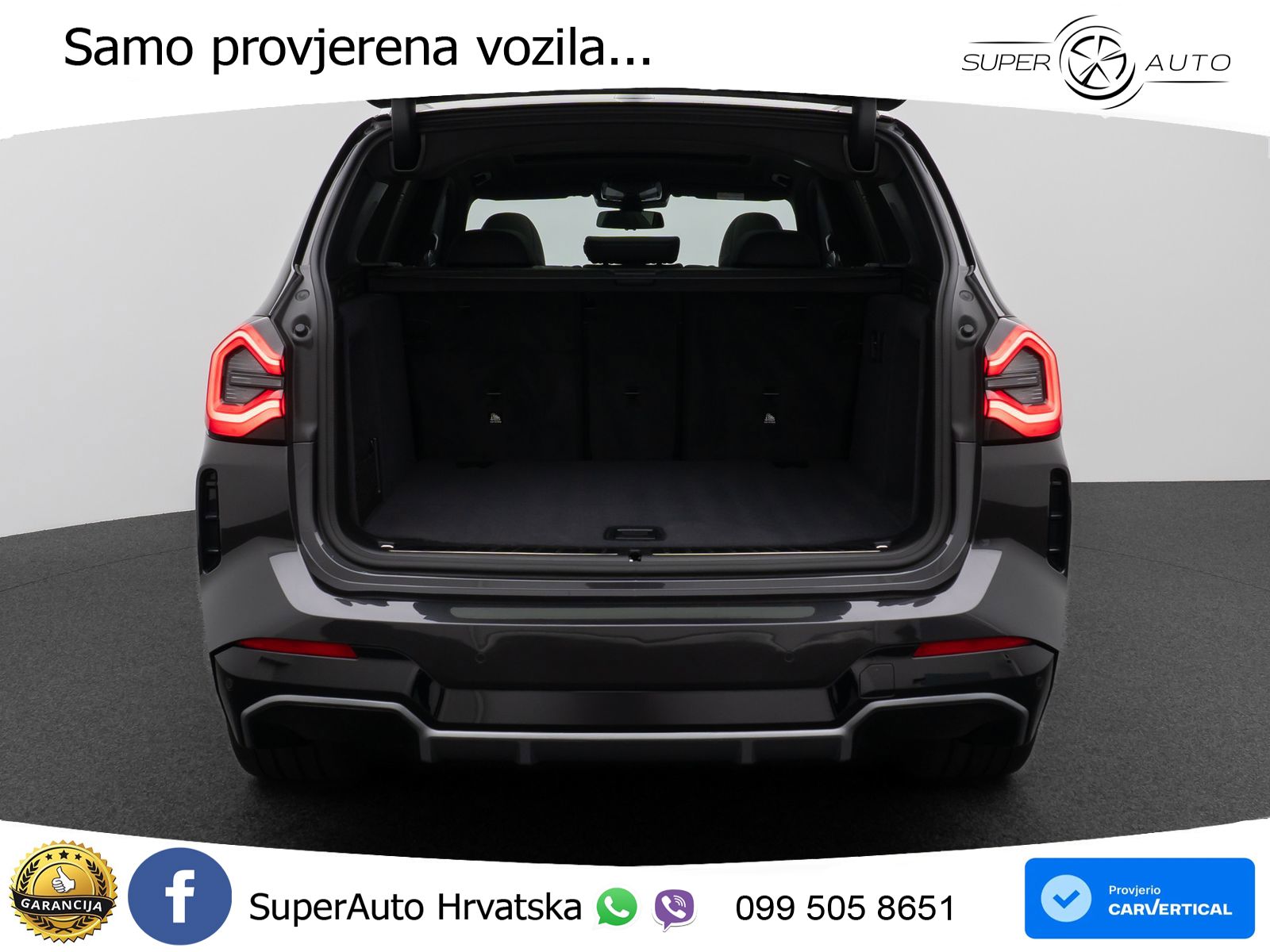 BMW iX3 80 kWh (286 KS) M Sport LED+GR SJED+ACC